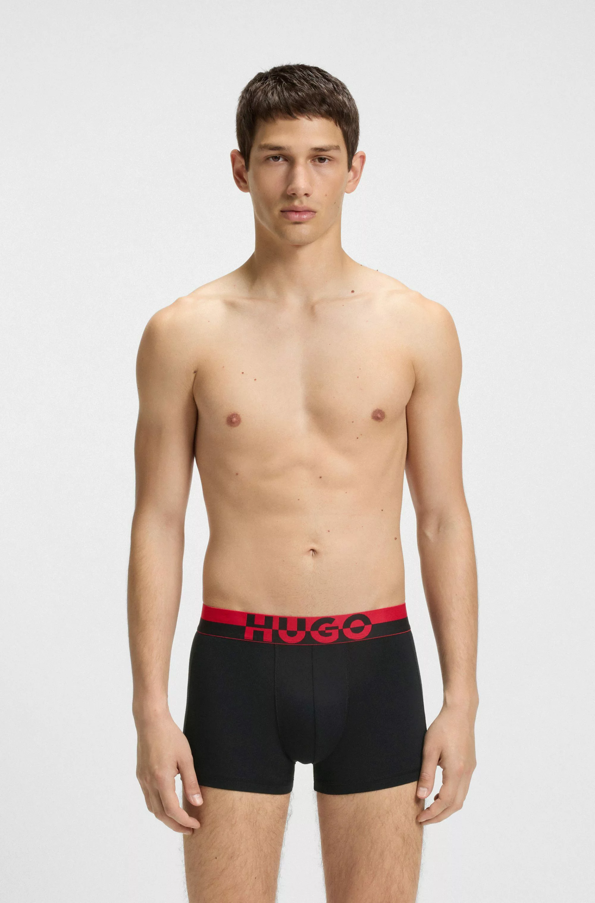 HUGO Boxershorts TRUNK TR. SPLIT LOGO günstig online kaufen