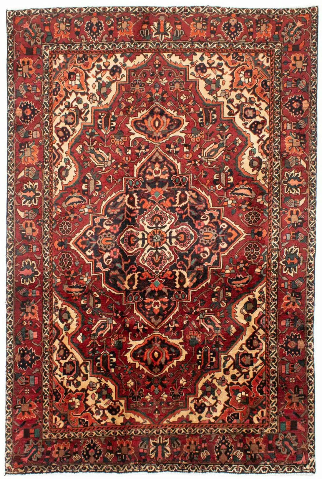 morgenland Wollteppich »Bachtiar Medaillon Rosso scuro 295 x 202 cm«, recht günstig online kaufen