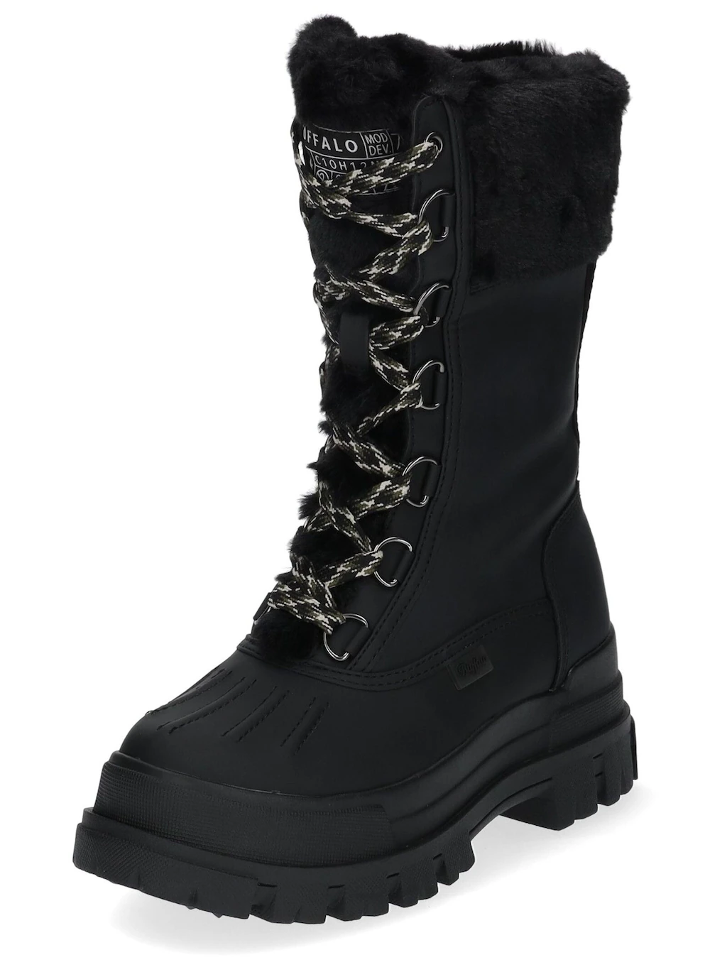 Buffalo Schnürstiefel "Buffalo Stiefel Lederimitat/Textil" günstig online kaufen
