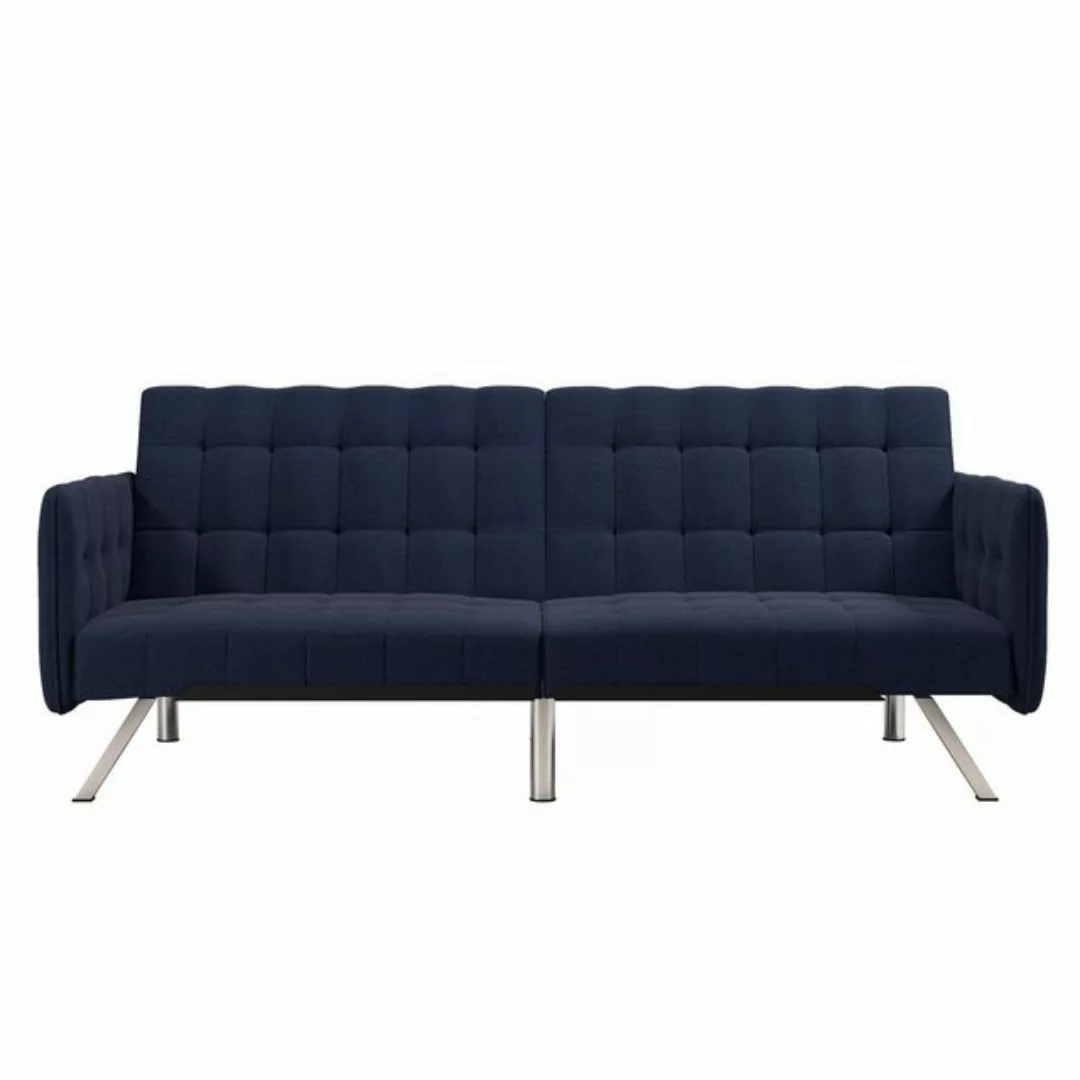 loft24 Schlafsofa Emily, Metallbeine in chromfarben, Breite 194 cm günstig online kaufen