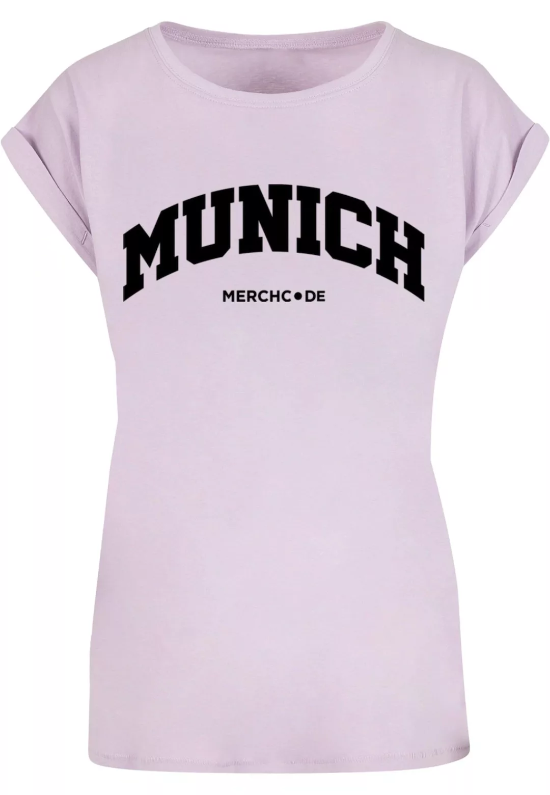 Merchcode T-Shirt "Merchcode Damen Ladies Munich Wording - T-Shirt" günstig online kaufen