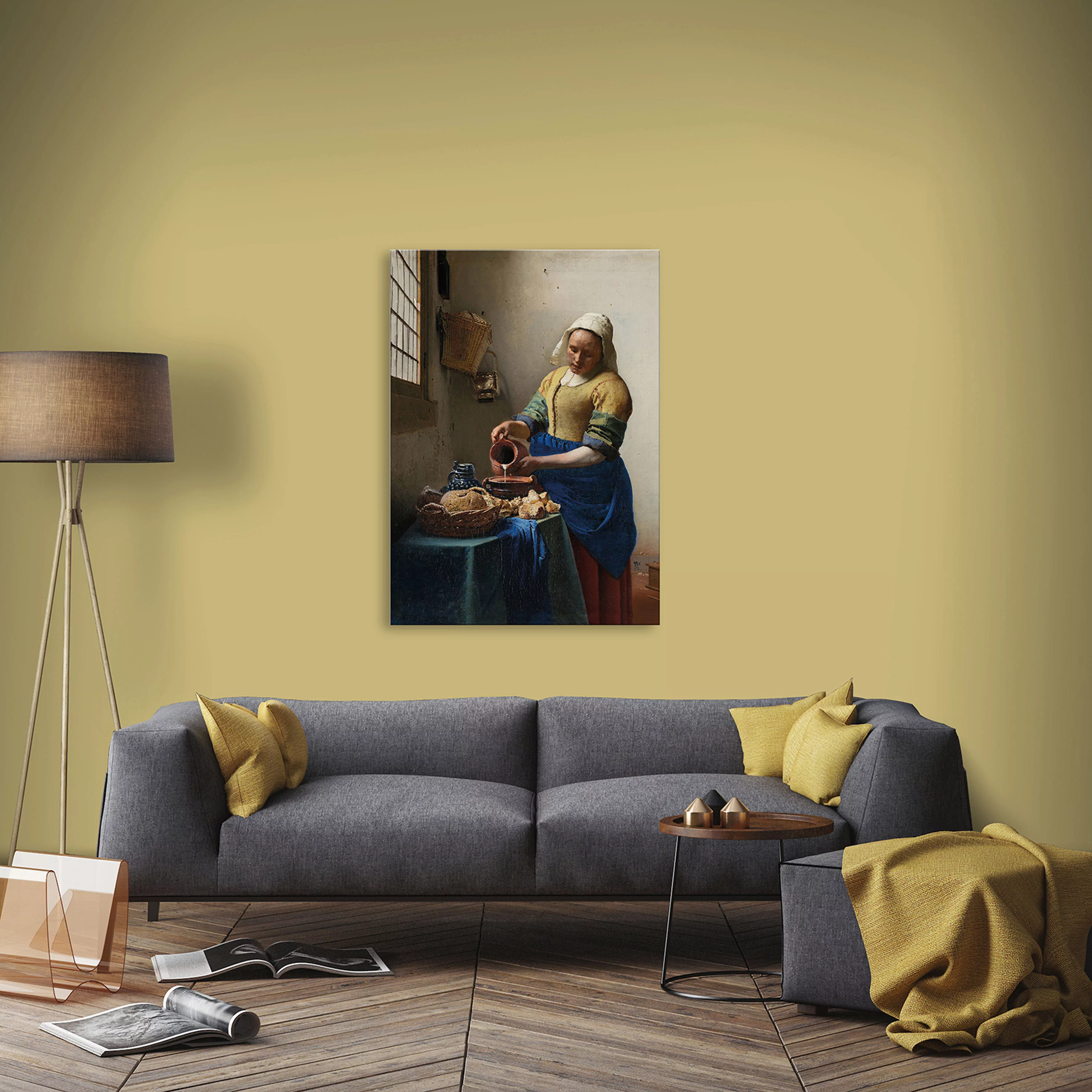 Art for the home Leinwandbild "Het melkmeisje, Jan Vermeer, ca. 1660" günstig online kaufen
