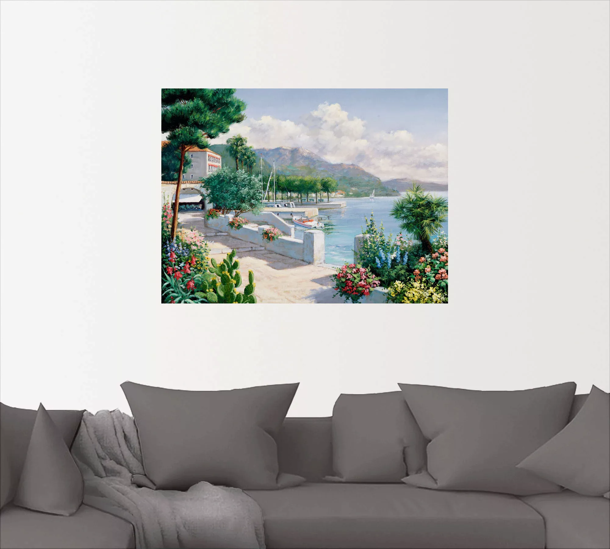 Artland Wandbild "Costa del Pietro II", Gewässer, (1 St.), als Leinwandbild günstig online kaufen