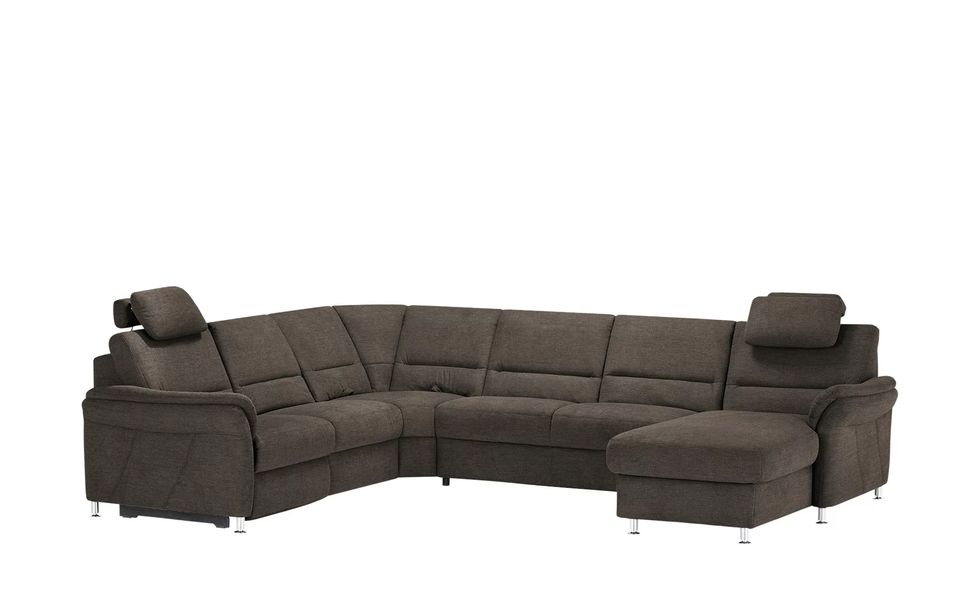 meinSofa Wohnlandschaft  Donald ¦ braun ¦ Maße (cm): B: 330 H: 89 T: 262 Po günstig online kaufen