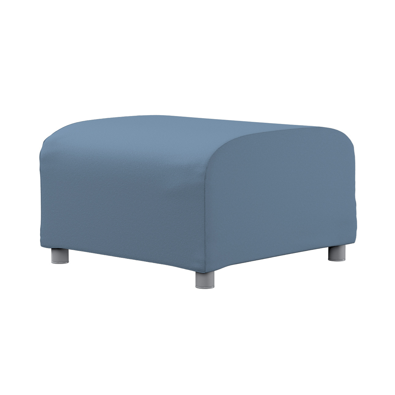 Bezug für Klippan Hocker, blau, Husse, Klippan Hocker, Bouclé (702-86) günstig online kaufen