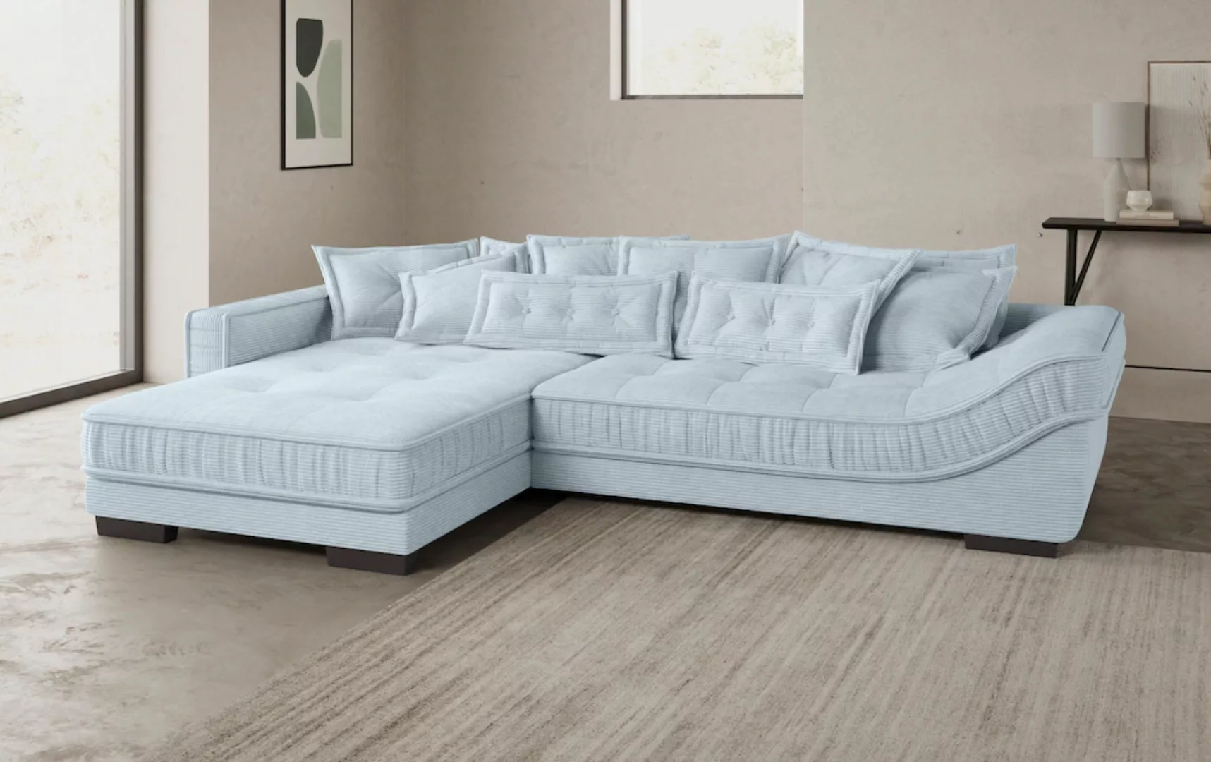 INOSIGN Ecksofa "Diwan II DuraFlex", DuraFlex-Kaltschaumpolsterung, bis 140 günstig online kaufen