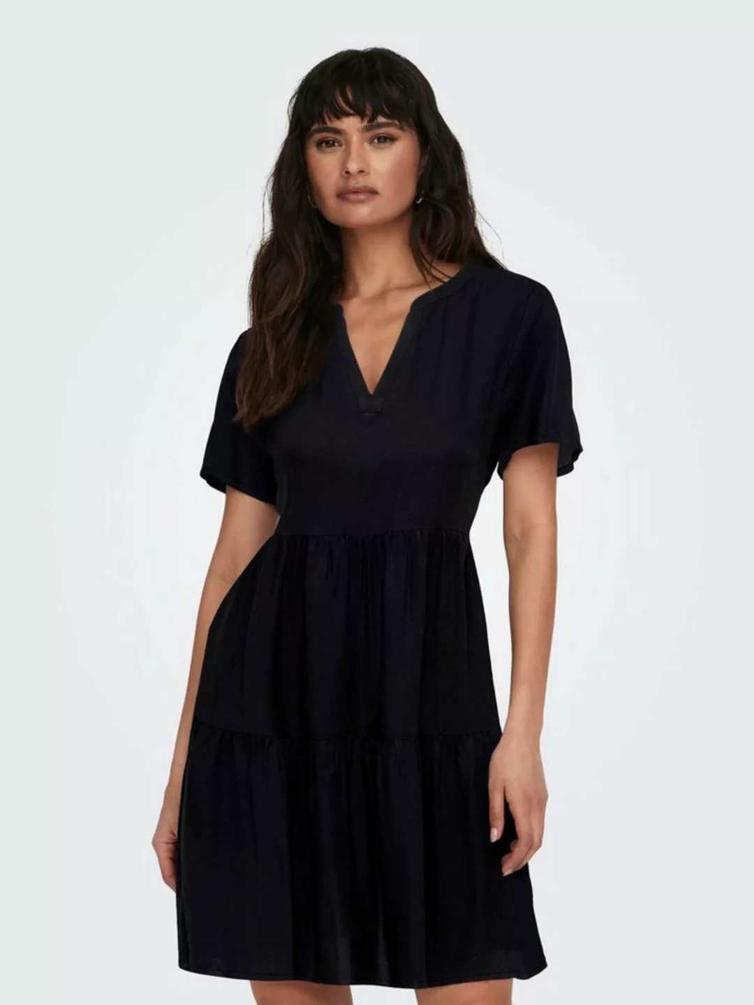 ONLY Sommerkleid ONLZALLY LIFE S/S THEA DRESS NOOS PTM mit Stufen Volant günstig online kaufen