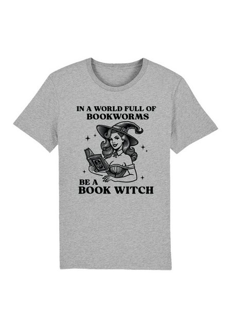 F4NT4STIC T-Shirt Halloween Witch be a book witch Premium Qualität, Hallowe günstig online kaufen