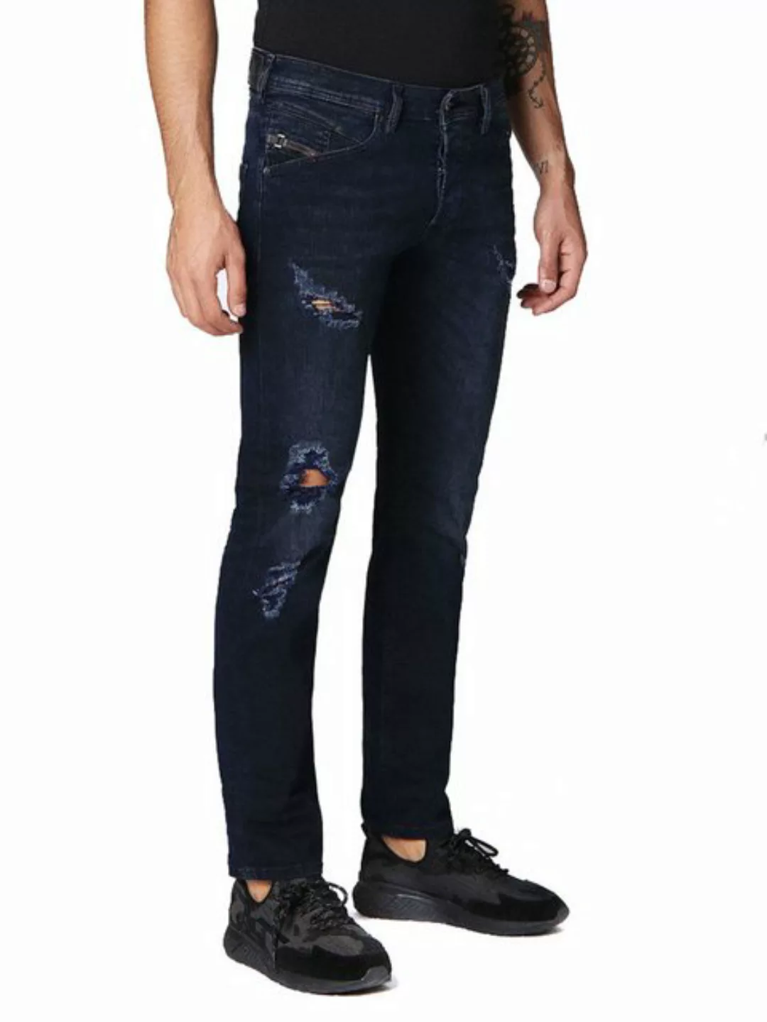 Diesel Slim-fit-Jeans Diesel Belther 084ND Herren Jeans Hose Slim Straight günstig online kaufen