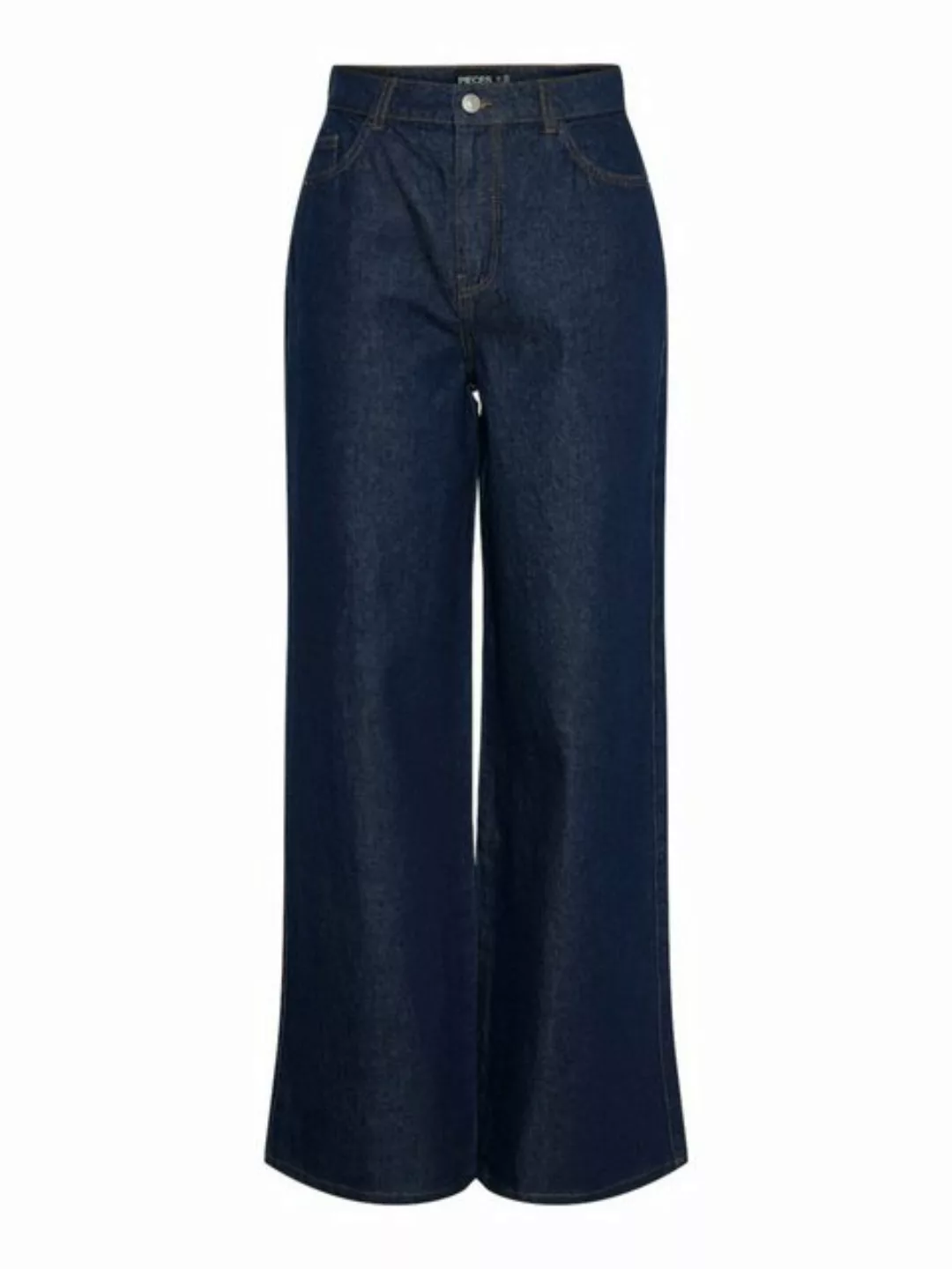 pieces Weite Jeans PCSelma (1-tlg) Plain/ohne Details günstig online kaufen