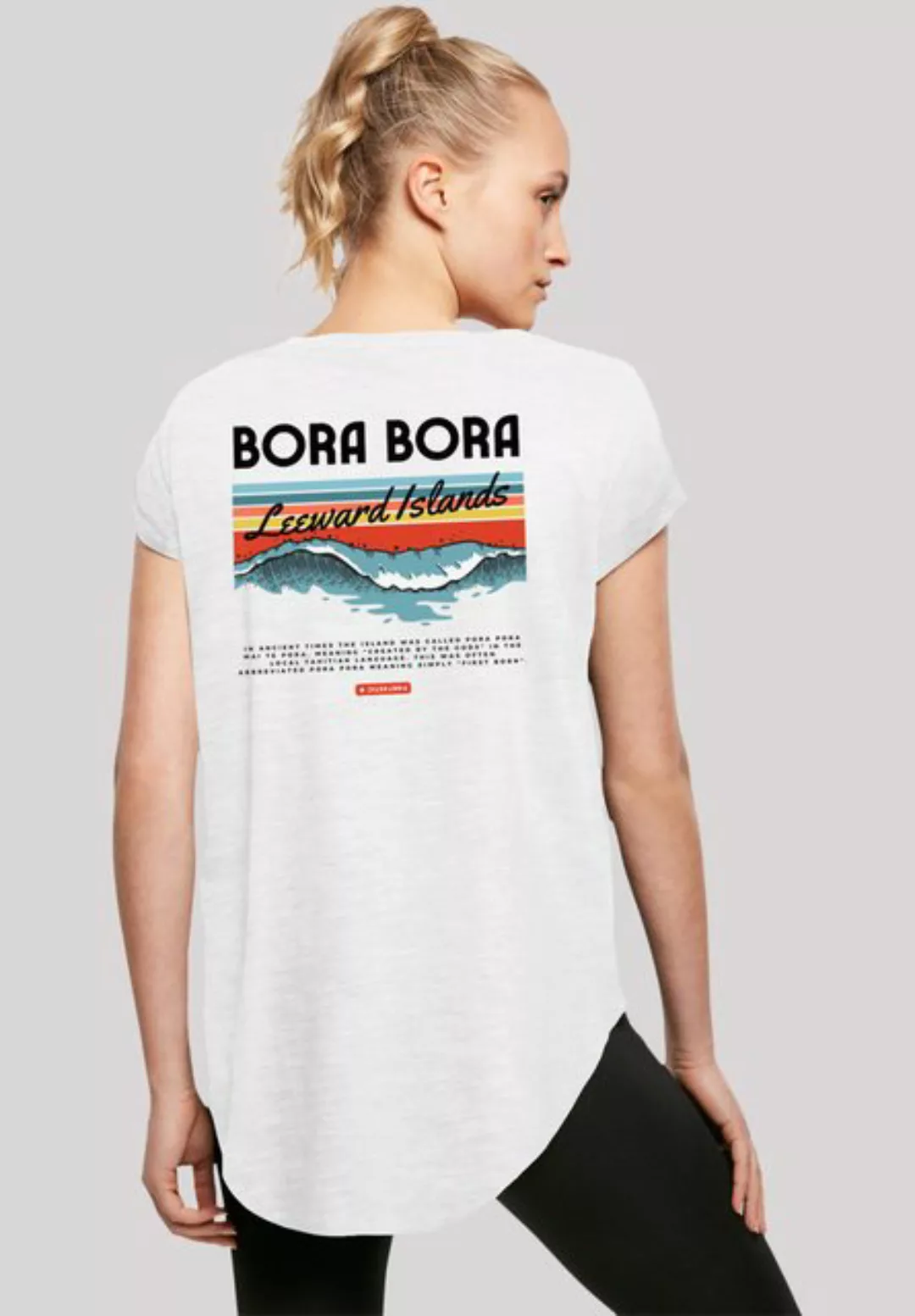 F4NT4STIC T-Shirt Bora Bora Leewards Island Print günstig online kaufen