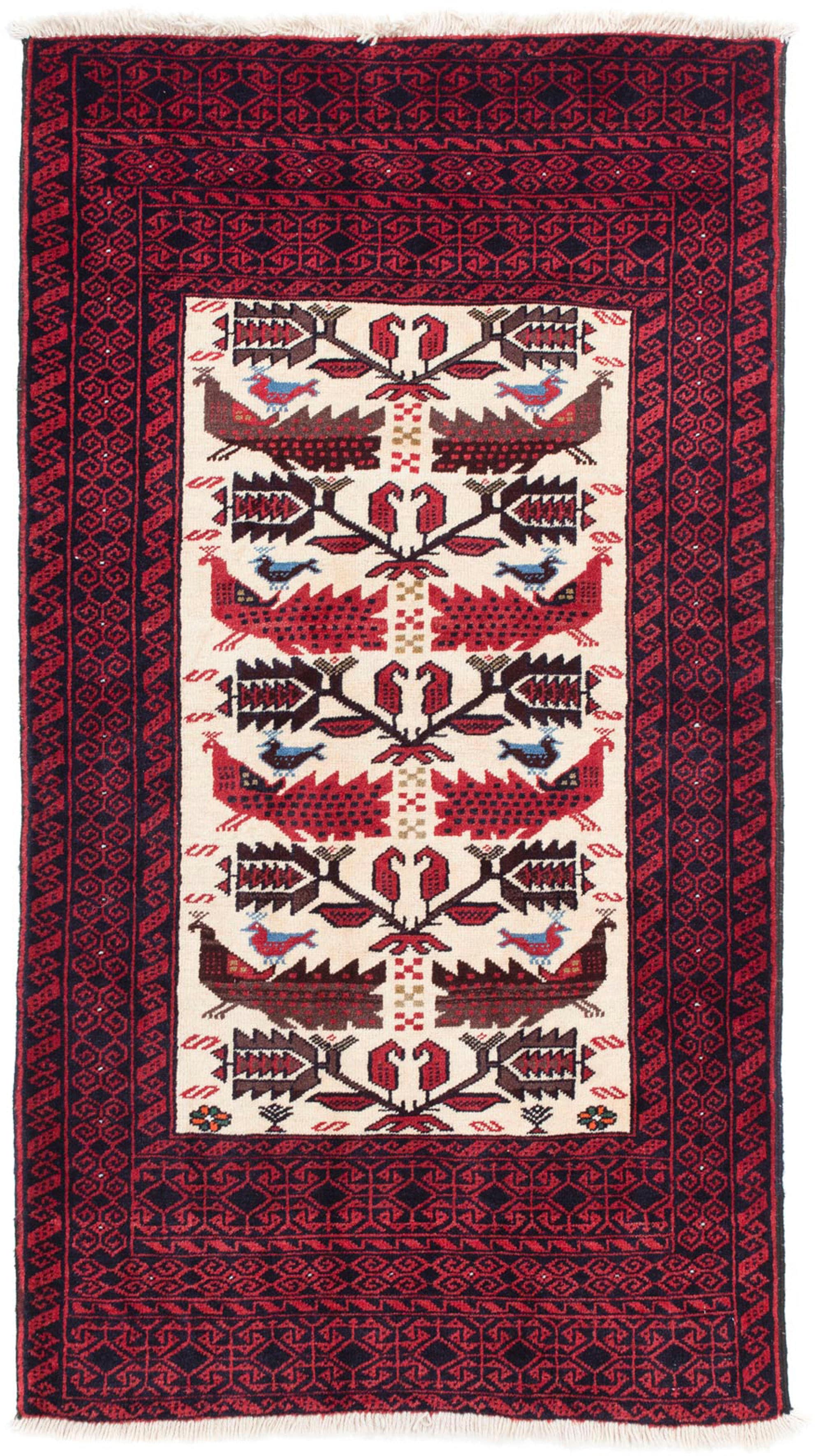 morgenland Orientteppich »Belutsch - 167 x 92 cm - beige«, rechteckig, Wohn günstig online kaufen