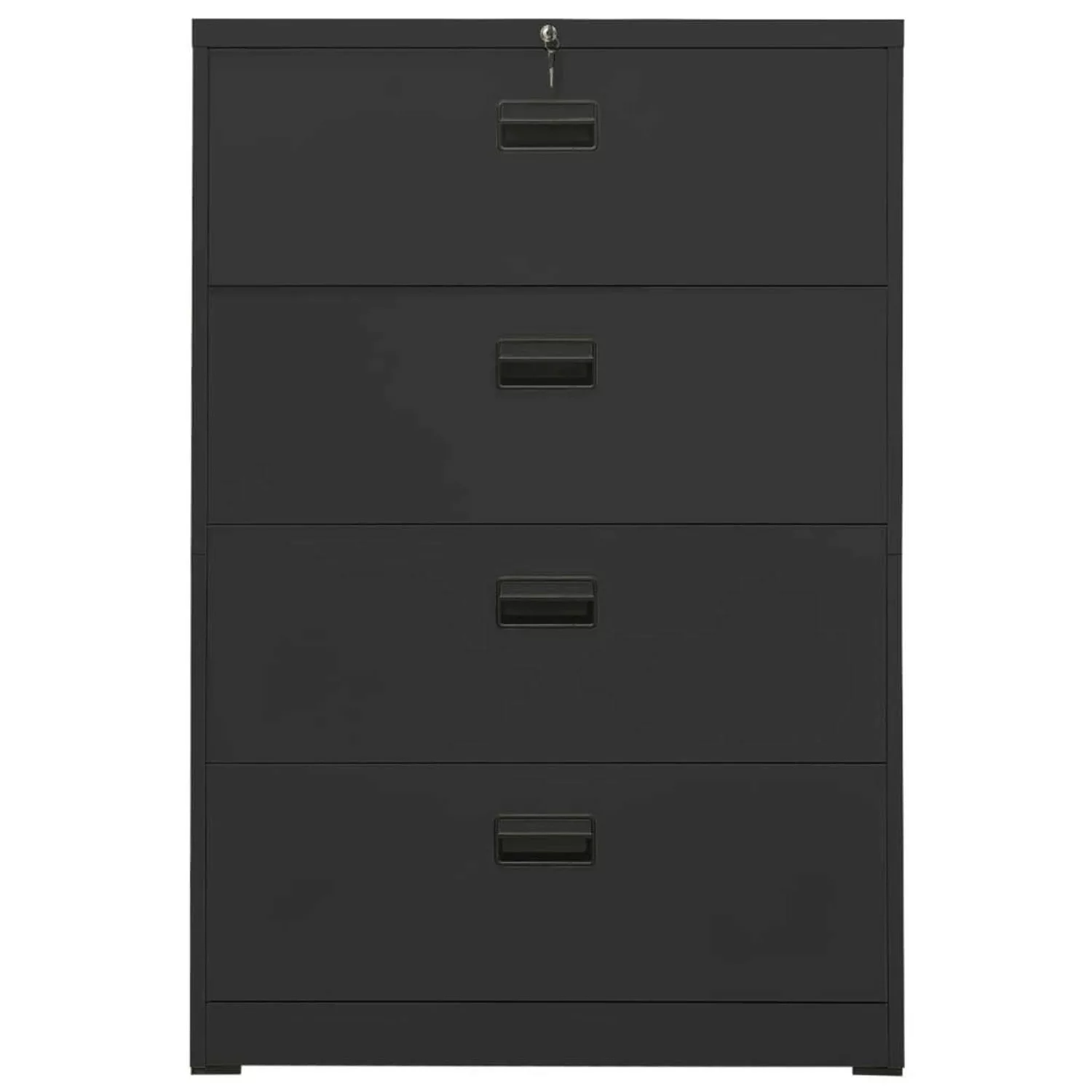 Aktenschrank Anthrazit 90x46x134 Cm Stahl günstig online kaufen