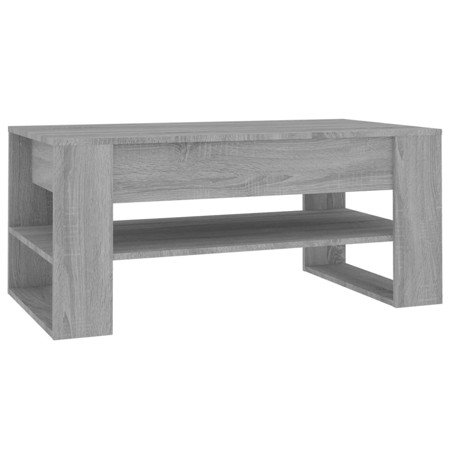 vidaXL Couchtisch Grau Sonoma 102x55x45 cm Holzwerkstoff günstig online kaufen