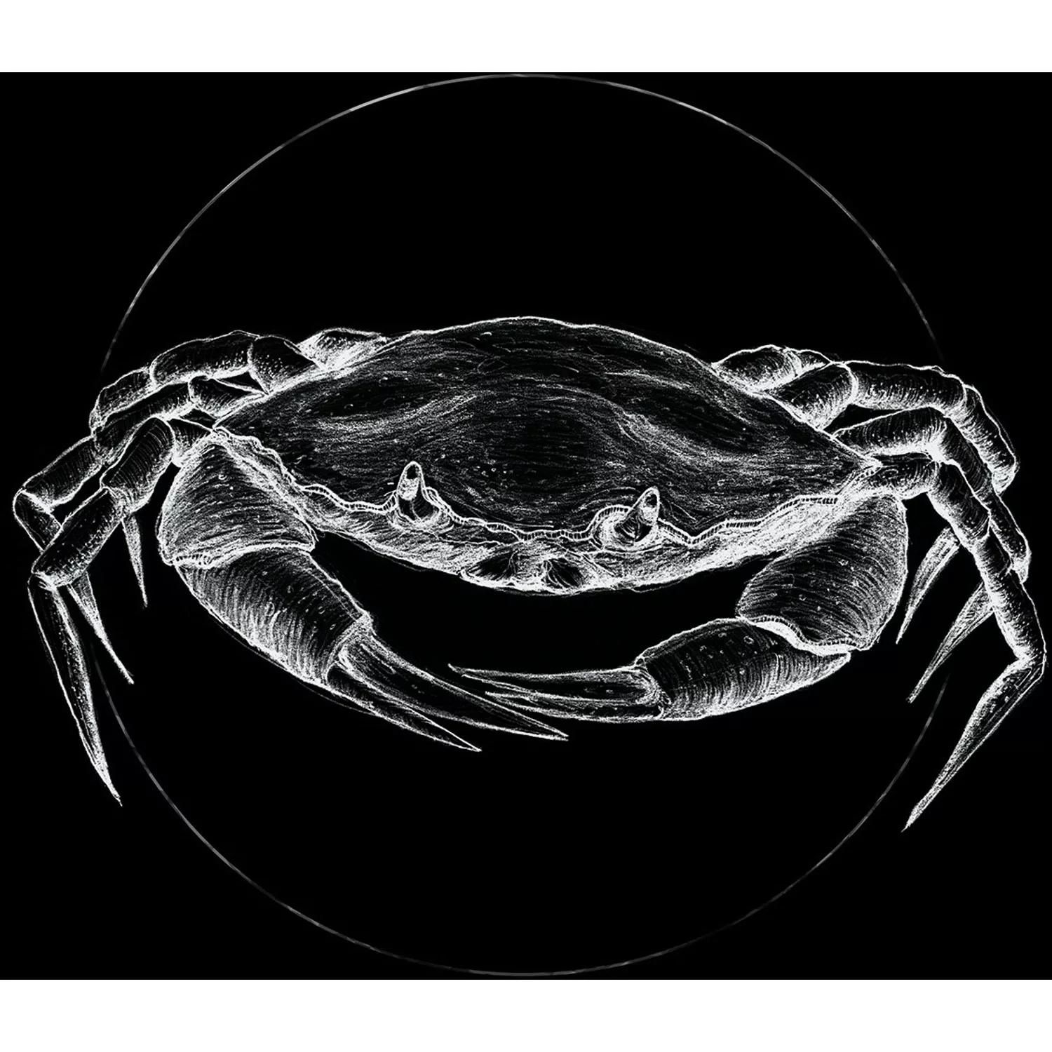 Komar Poster »Crab Black«, Tiere, (1 St.), Kinderzimmer, Schlafzimmer, Wohn günstig online kaufen