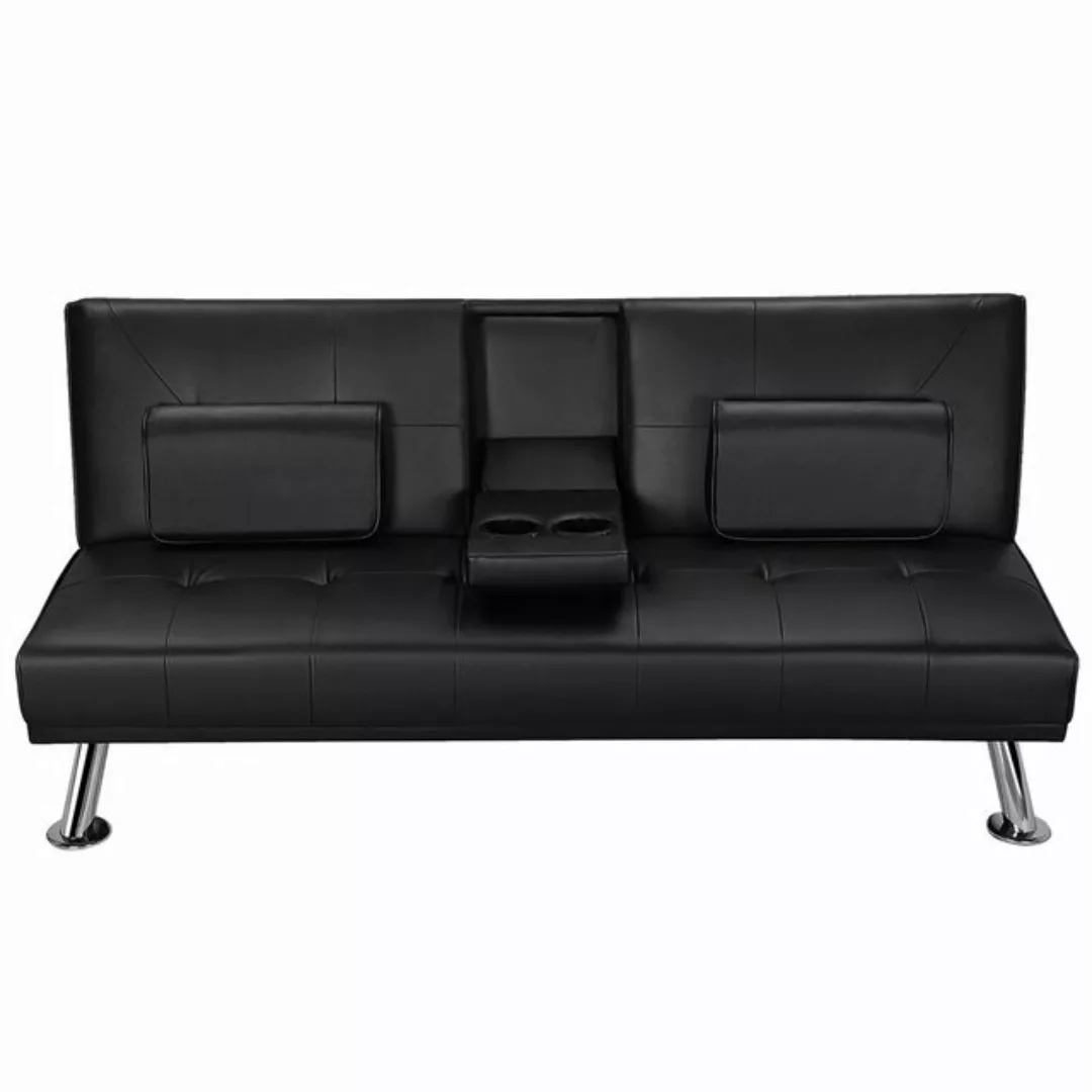 Yaheetech Schlafsofa Bettsofa Couch mit Tassenhalter Gästebett 167 x 81,5 x günstig online kaufen