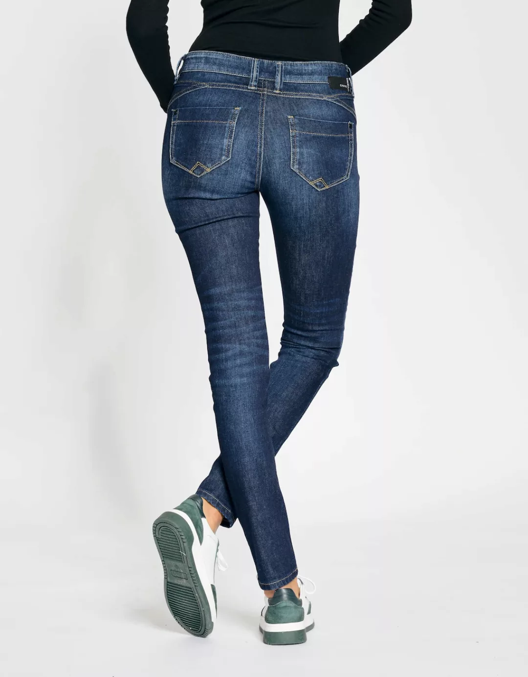 GANG Skinny-fit-Jeans 94NIKITA mit Zipper-Detail an der Coinpocket günstig online kaufen