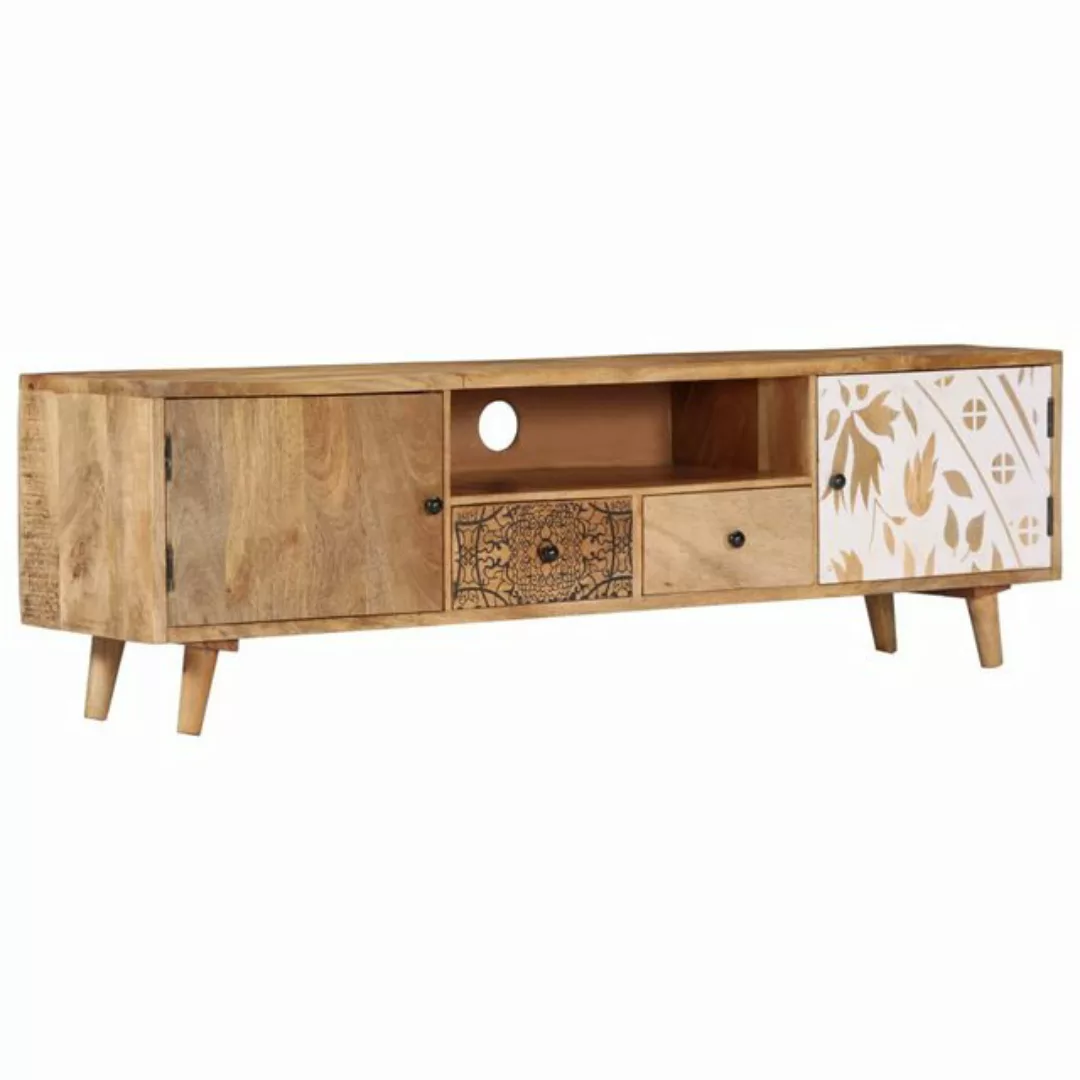 Tv-schrank 140 X 30 X 40 Cm Massivholz Mango günstig online kaufen