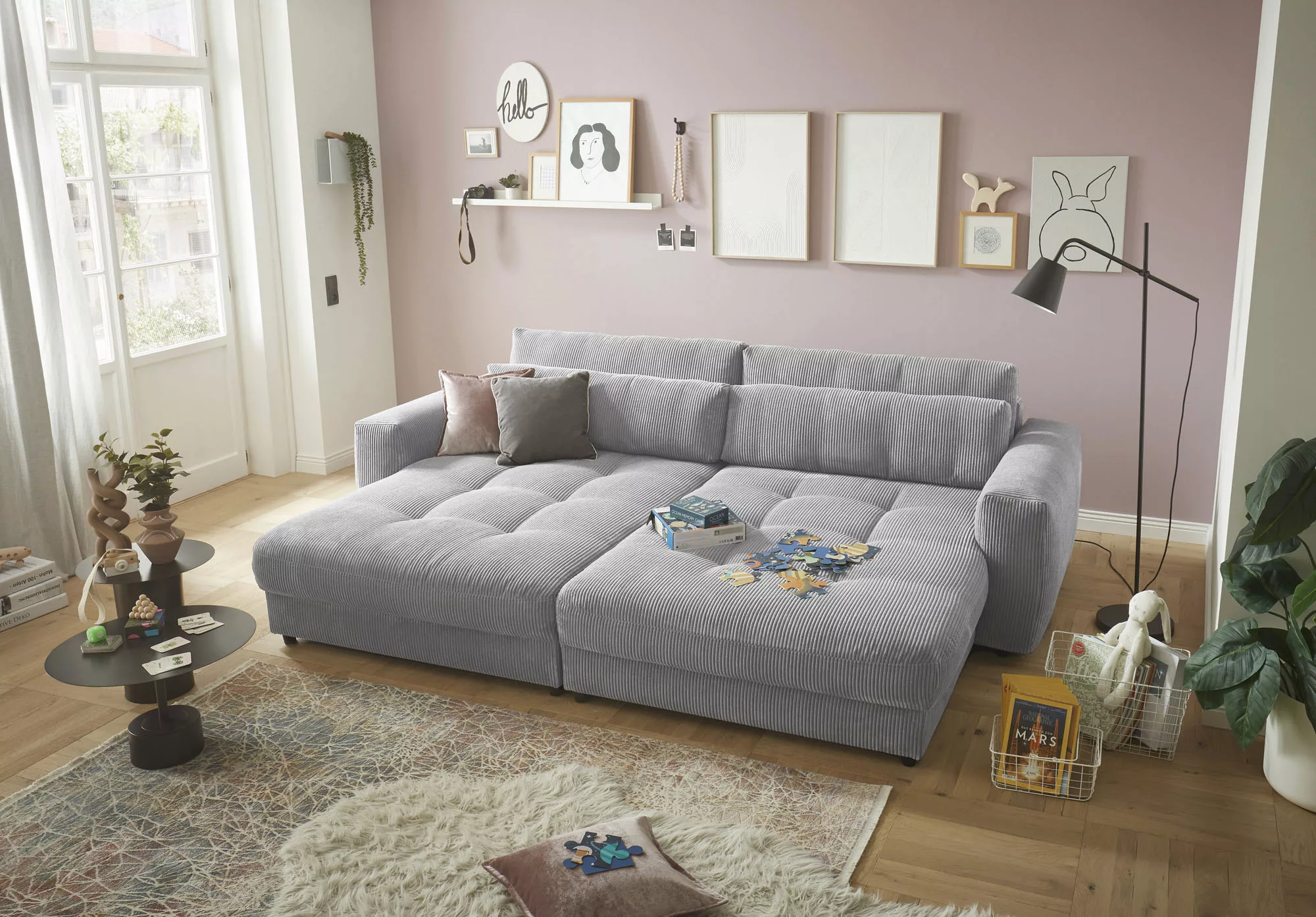 ED EXCITING DESIGN Loveseat "Barura", (2 St.), frei im Raum stellbar, inkl. günstig online kaufen