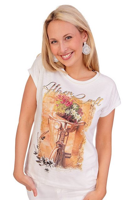 Hangowear Trachtenshirt Trachtenshirt Damen - JACKY - offweiß günstig online kaufen