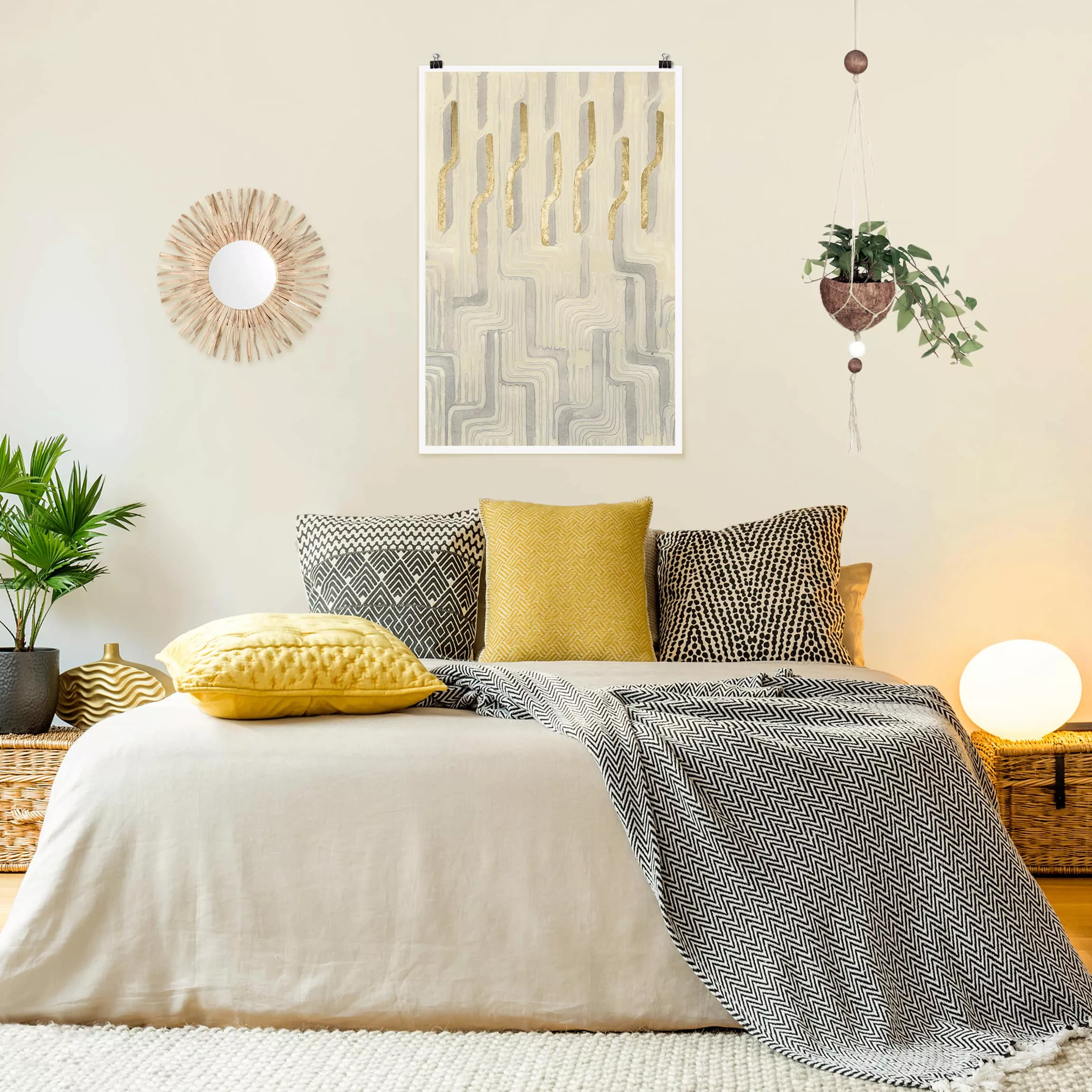 Poster Muster & Texturen - Hochformat Chenille III günstig online kaufen