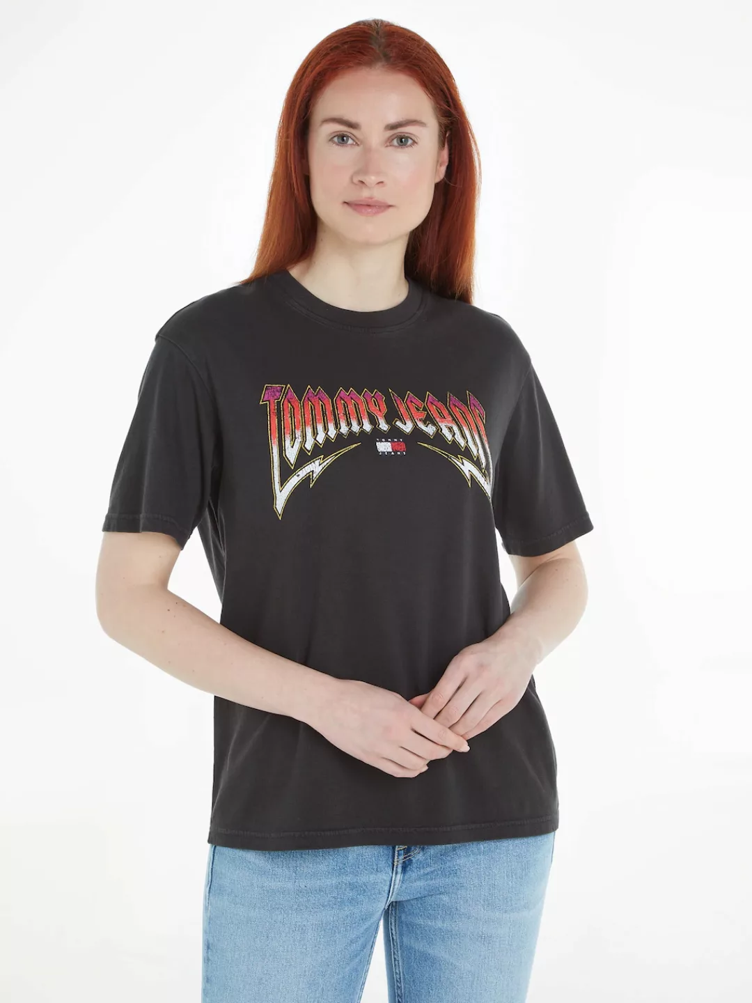Tommy Jeans T-Shirt "TJW RLX WASHED TJ ROCK TEE" günstig online kaufen