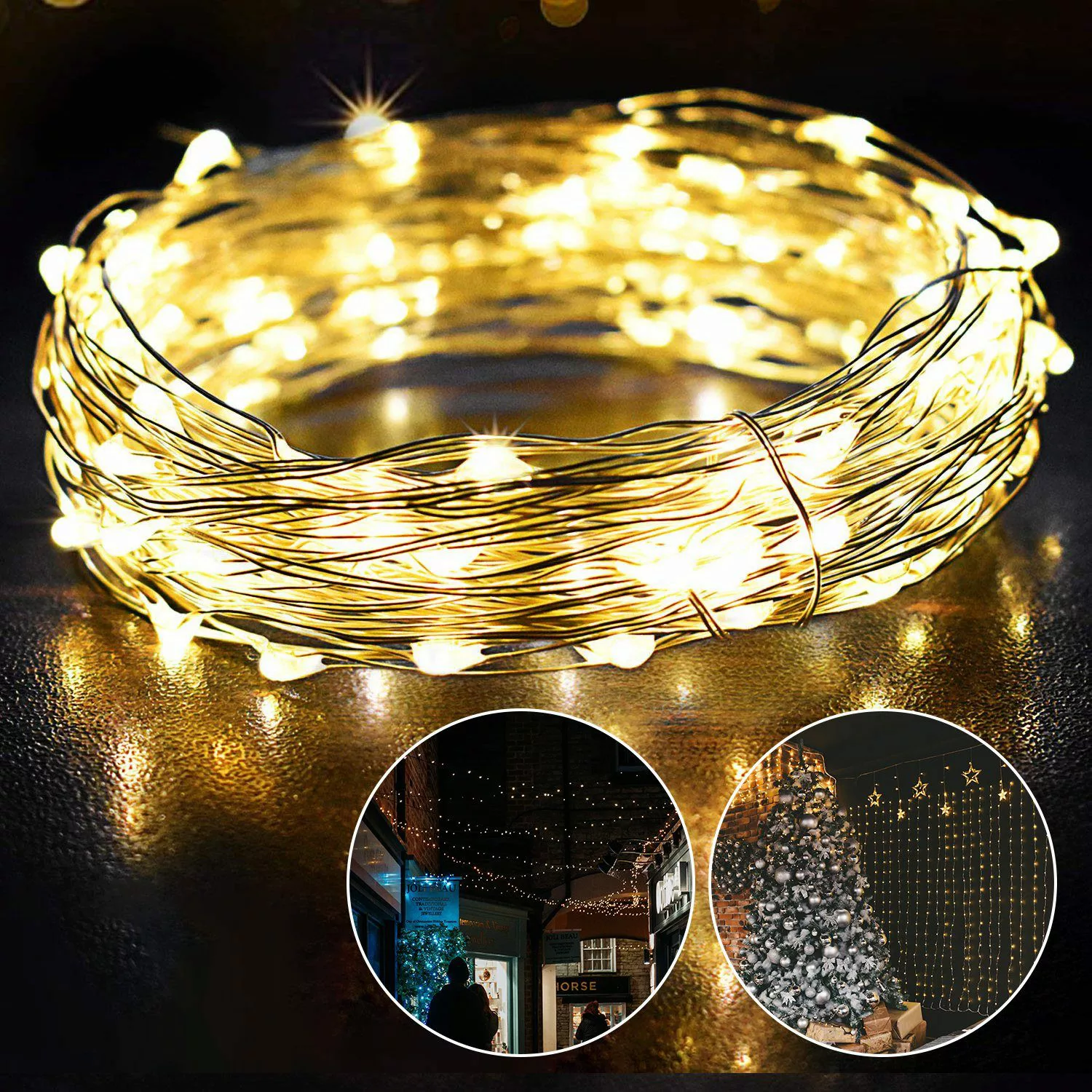 Salcar LED Solarleuchte 10m Solar-Lichterketten LED-Lichterkette günstig online kaufen