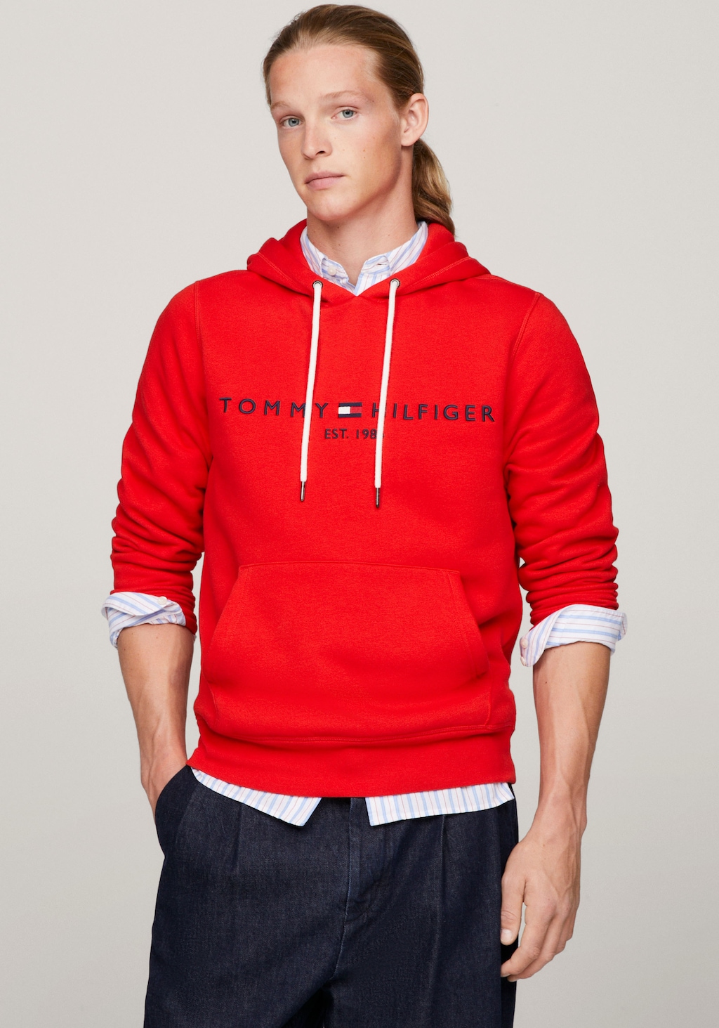 Tommy Hilfiger Kapuzensweatshirt "TOMMY LOGO HOODY", mit Kapuze und Känguru günstig online kaufen