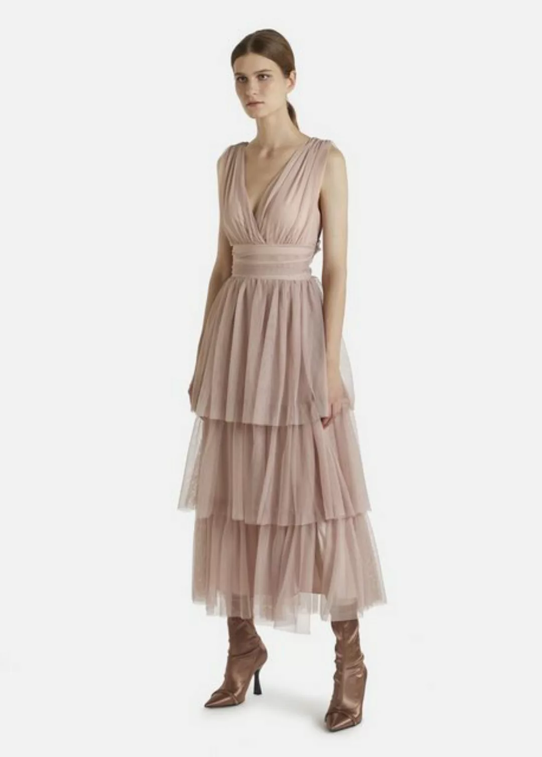 Nicowa A-Linien-Kleid BALINO mit V-Ausschnitt günstig online kaufen