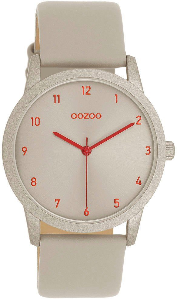 OOZOO Quarzuhr C11170, Armbanduhr, Damenuhr, Lederarmband günstig online kaufen