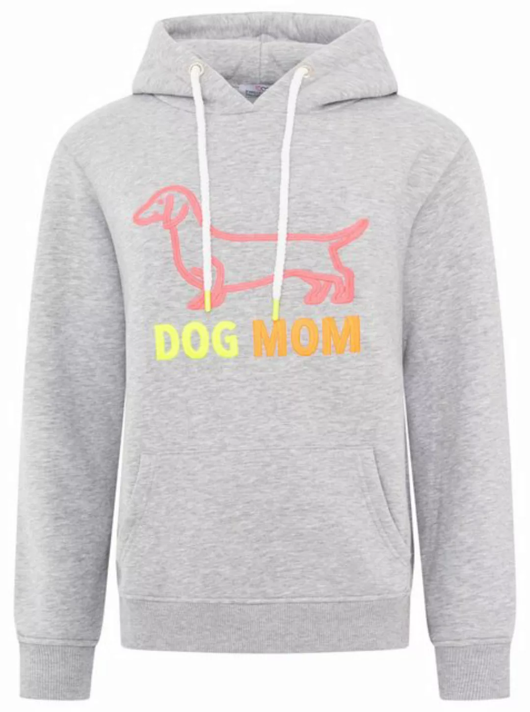 Zwillingsherz Kapuzenpullover Zwillingsherz Kapuzenpullover Hoodie DOG MOM günstig online kaufen