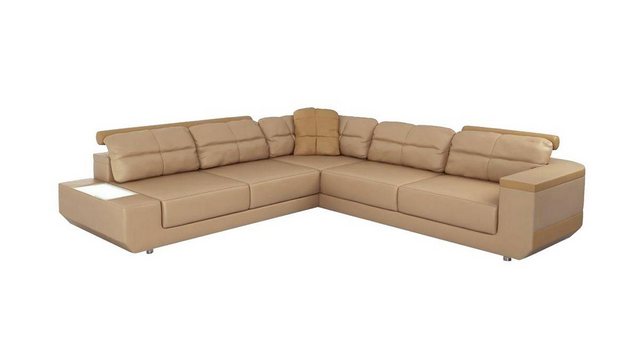 JVmoebel Ecksofa Ecksofa Sofas Luxus Leder L Form Stoff Modern Ecke, Made i günstig online kaufen