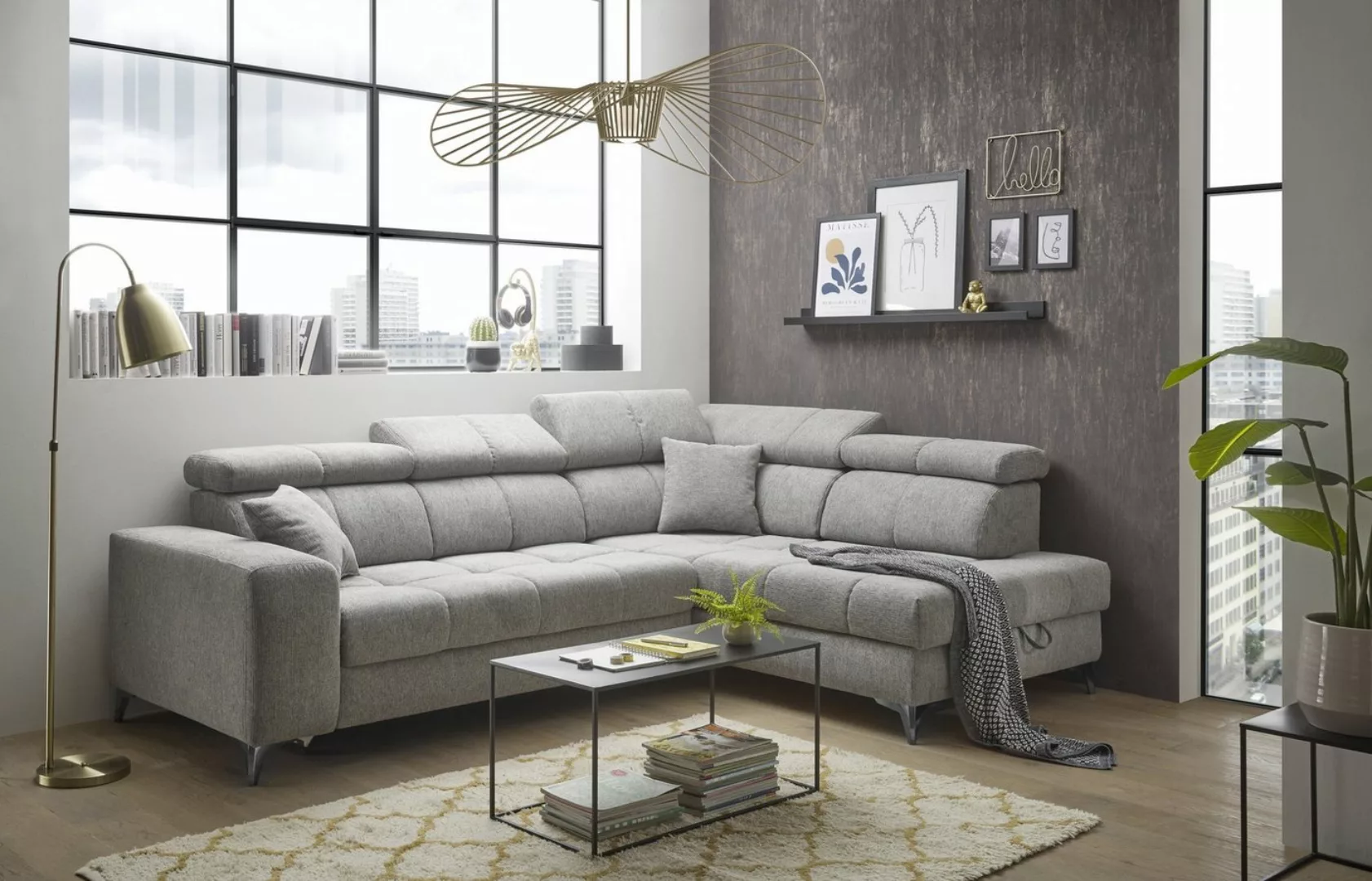 freiraum Ecksofa SYDNEY OTMBK, taupe" - 268x105x172 (BxHxT) günstig online kaufen