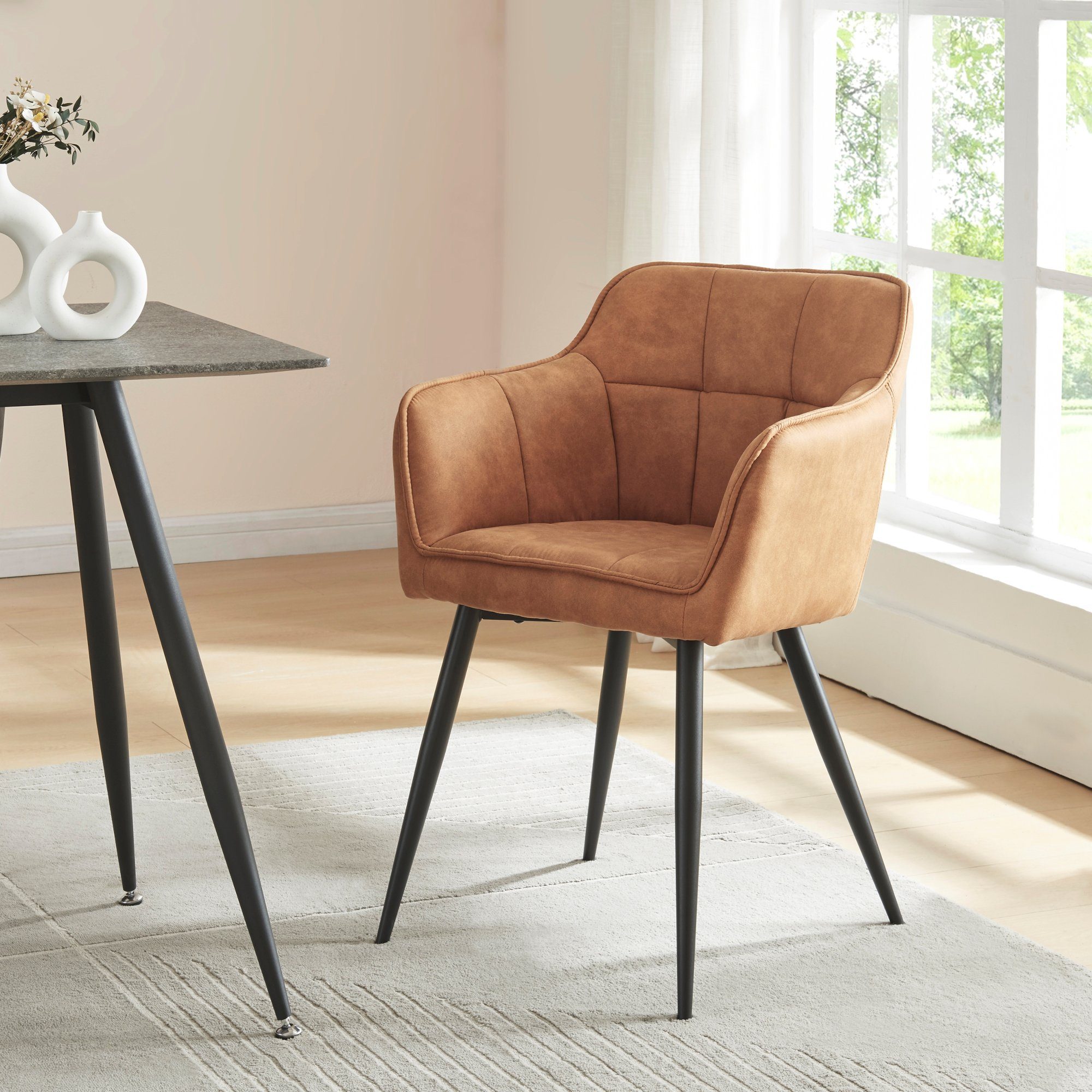 en.casa Esszimmerstuhl (Set, 4 St), »Birmingham« günstig online kaufen