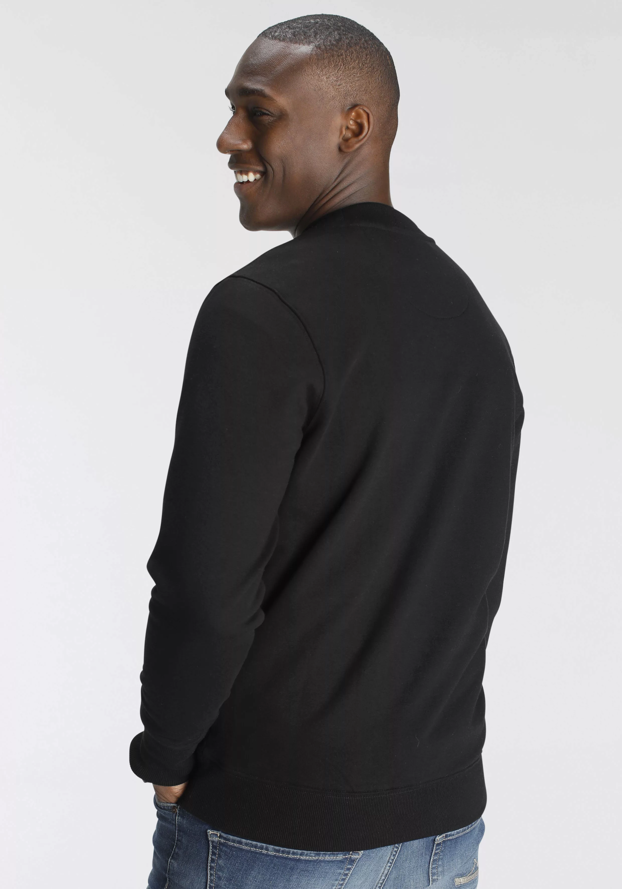 DELMAO Sweatshirt, mit modischem Brustlabel - NEUE MARKE günstig online kaufen