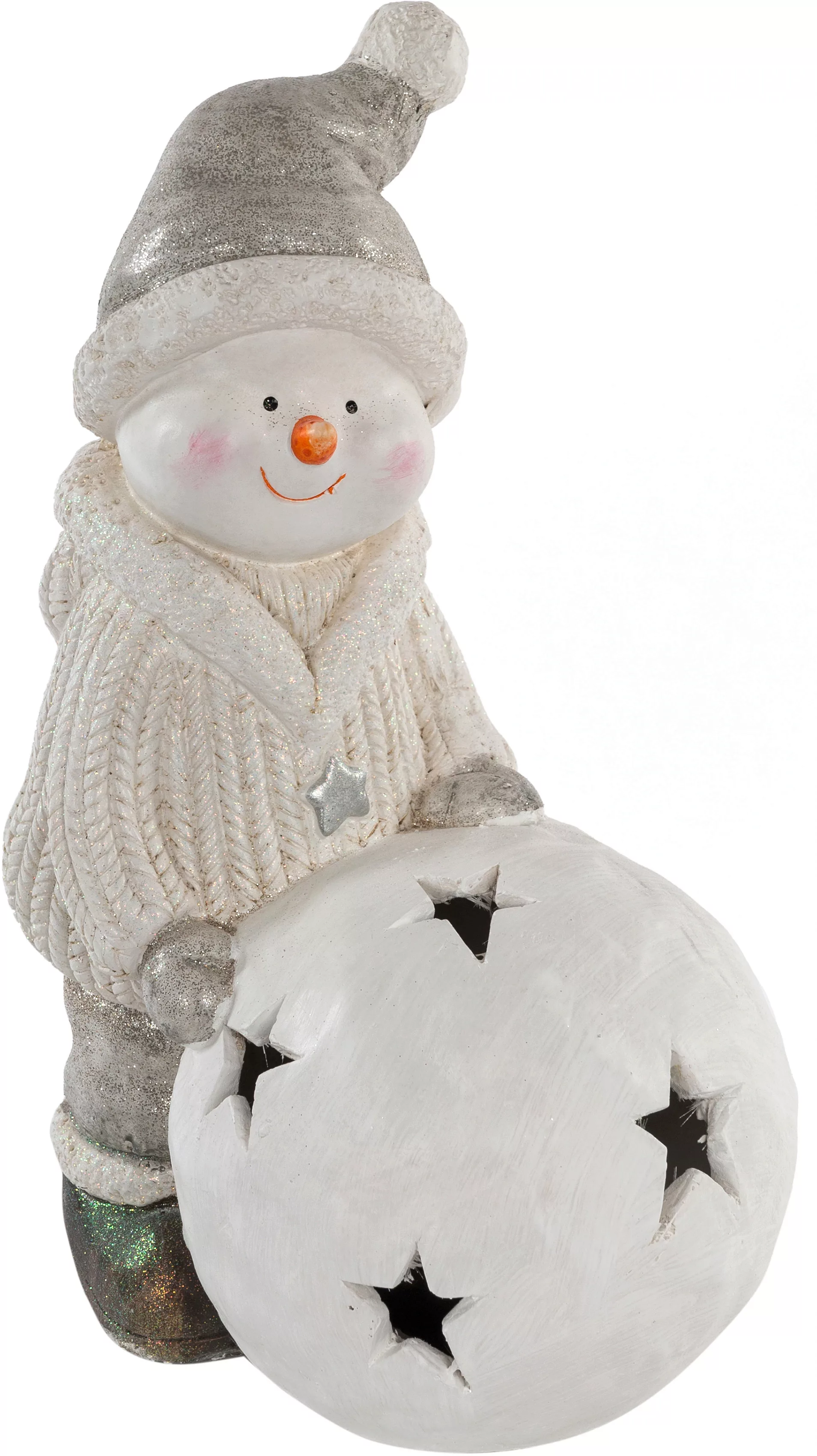 Myflair Möbel & Accessoires Schneemann »Weihnachtsdeko«, mit LED Beleuchtun günstig online kaufen