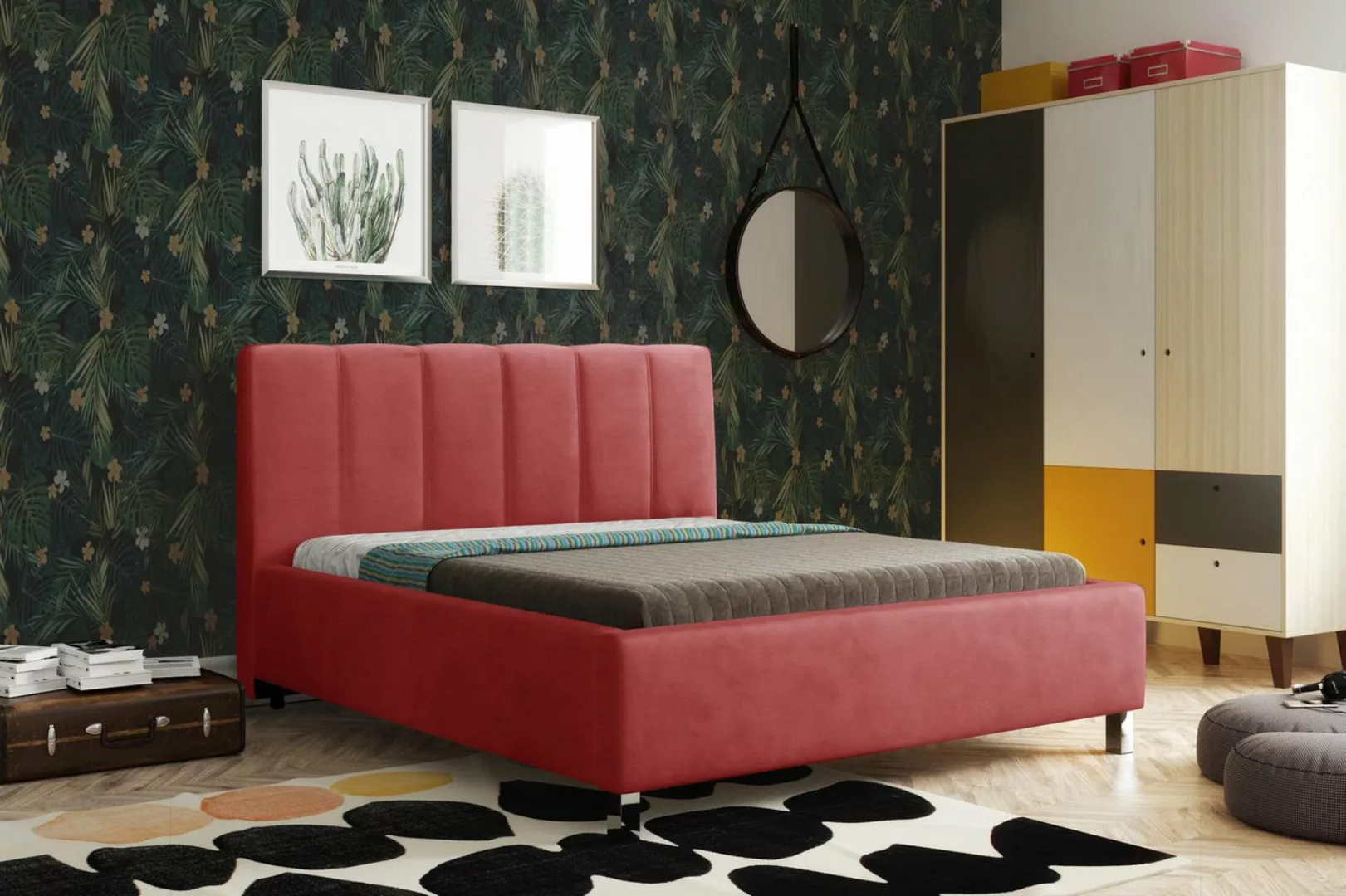 99rooms Polsterbett Adriano (Schlafzimmerbett, Bett), Design günstig online kaufen