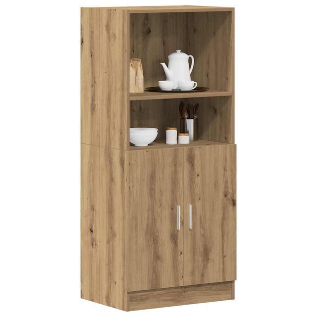 vidaXL Unterschrank Küchenschrank Artisan-Eiche 57x41,5x131,5 cm Holzwerkst günstig online kaufen