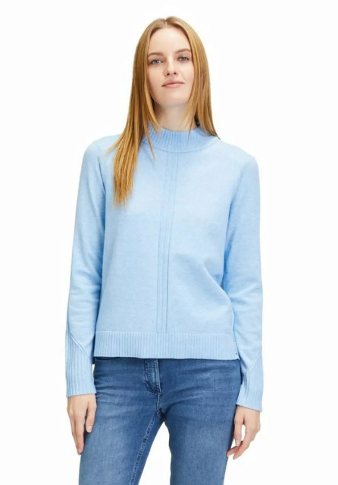 Betty Barclay Strickpullover mit Rippenstruktur (1-tlg) Strass günstig online kaufen