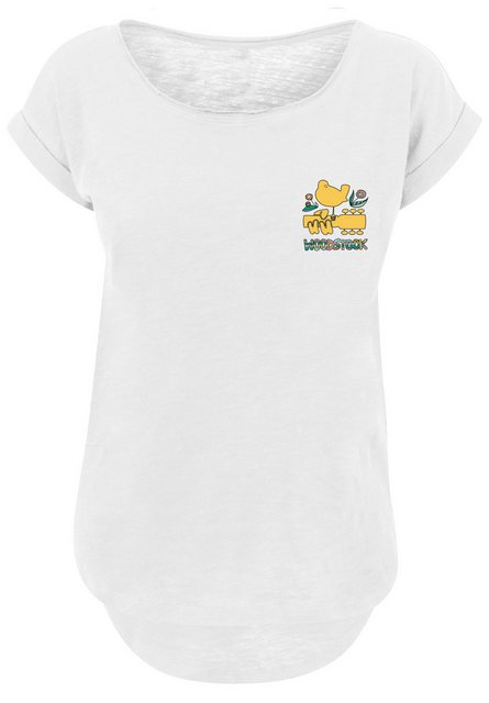 F4NT4STIC T-Shirt Woodstock Brust Logo Print günstig online kaufen