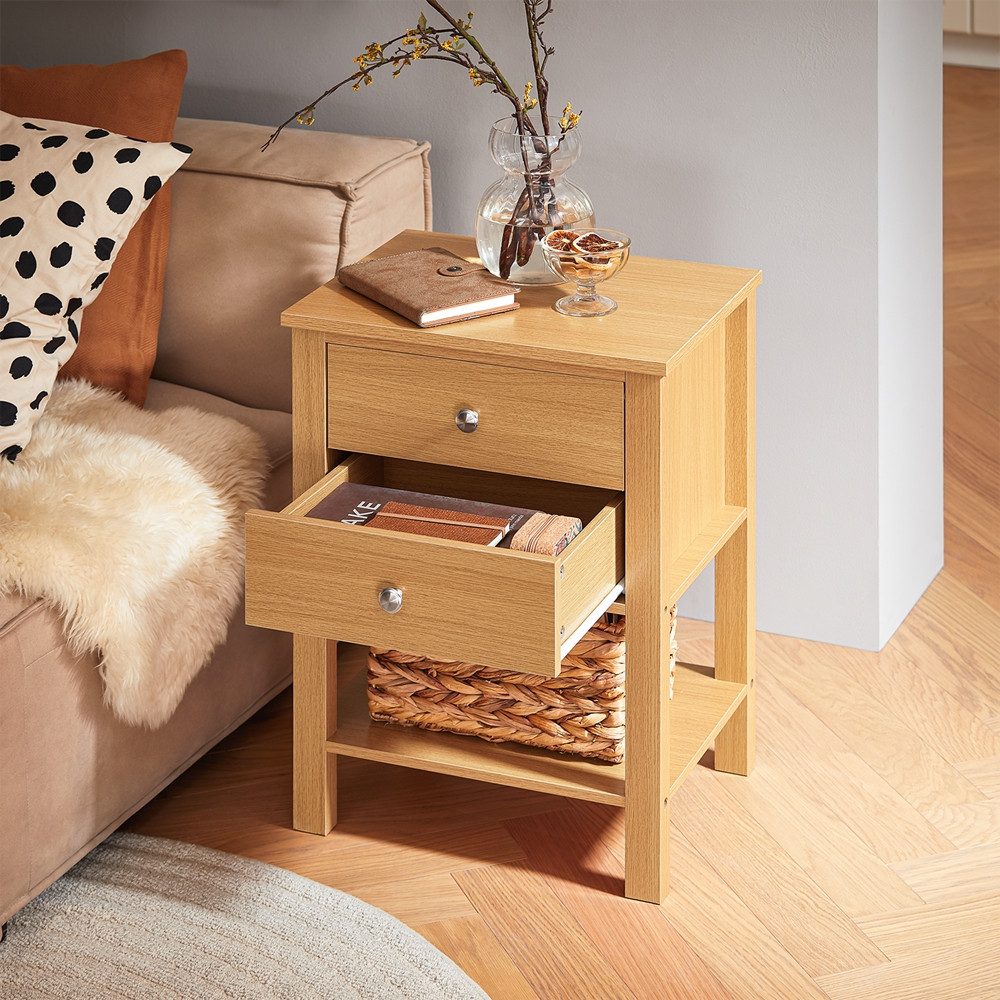 SoBuy Nachttisch FBT114, Sofatisch Beistelltisch schmal günstig online kaufen