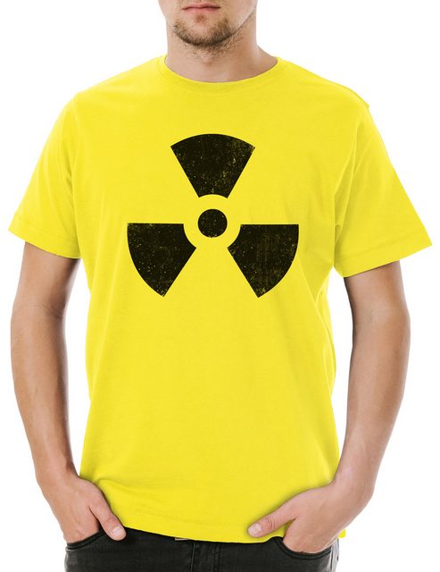 Urban Backwoods Print-Shirt Radioactive Vintage Symbol Herren T-Shirt Bioha günstig online kaufen