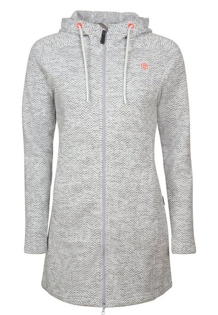 Elkline Fleecejacke Durchgewärmt kuschelig Basic mit Kapuze A-Linie günstig online kaufen