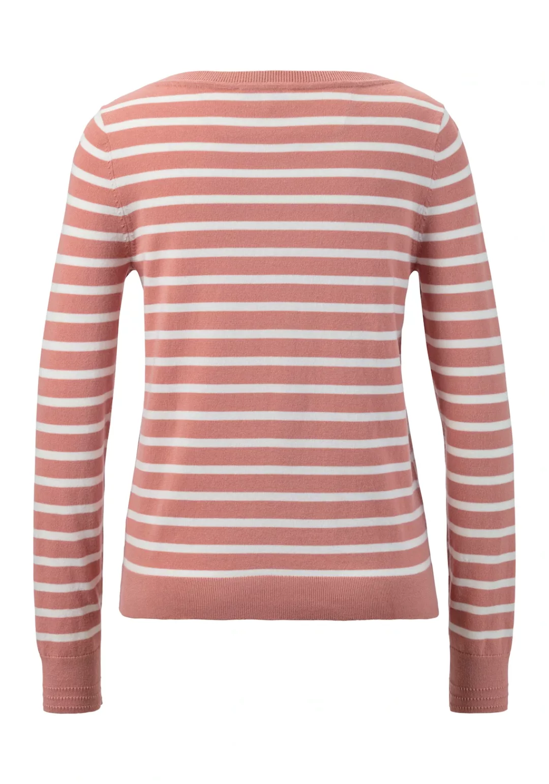 Tommy Hilfiger Strickpullover CO JERSEY STITCH BOAT-NK SWEATER mit Tommy Hi günstig online kaufen