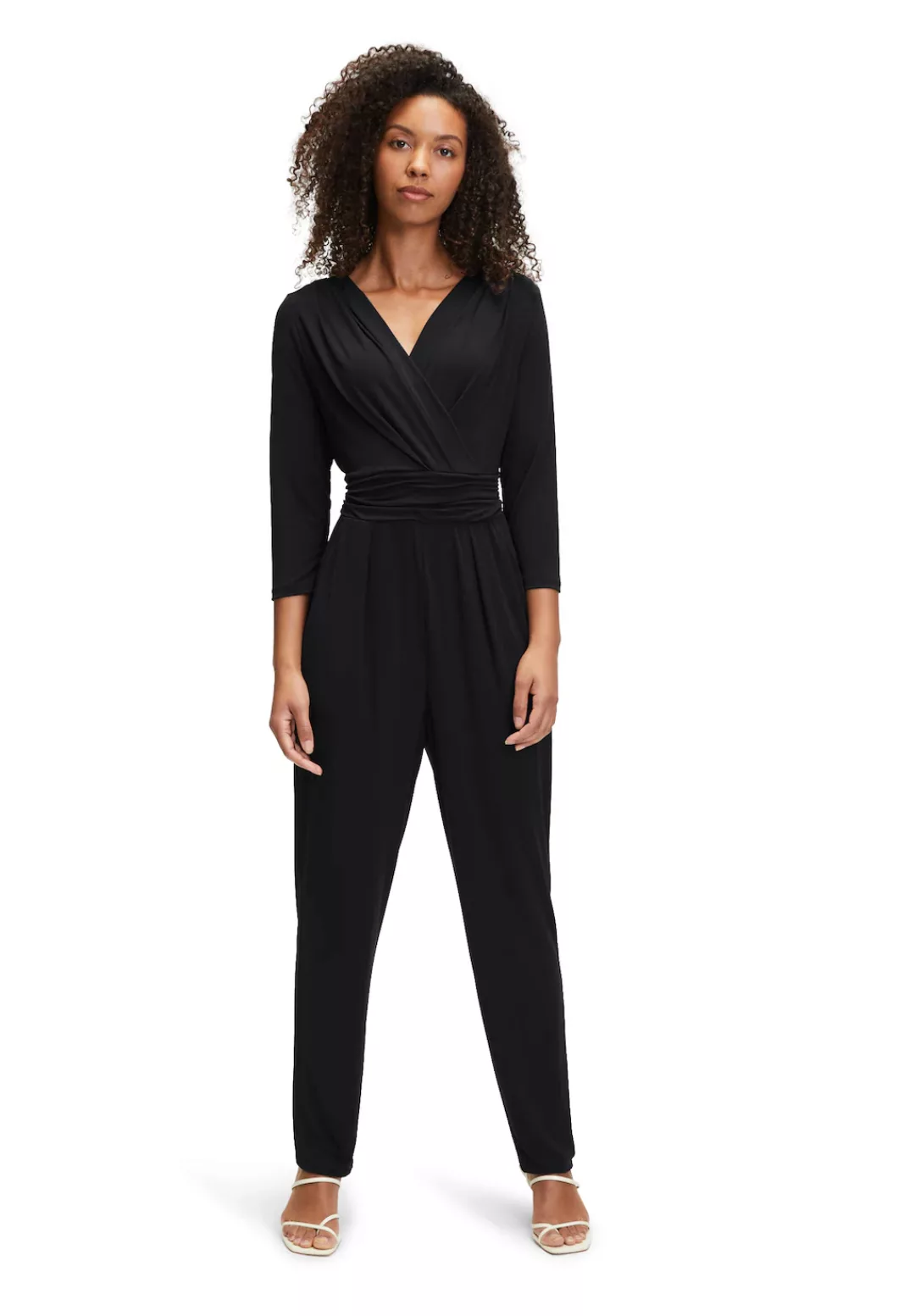 Vera Mont Overall "Vera Mont Jumpsuit mit Bindegürtel", (1 tlg.), Wickel-De günstig online kaufen