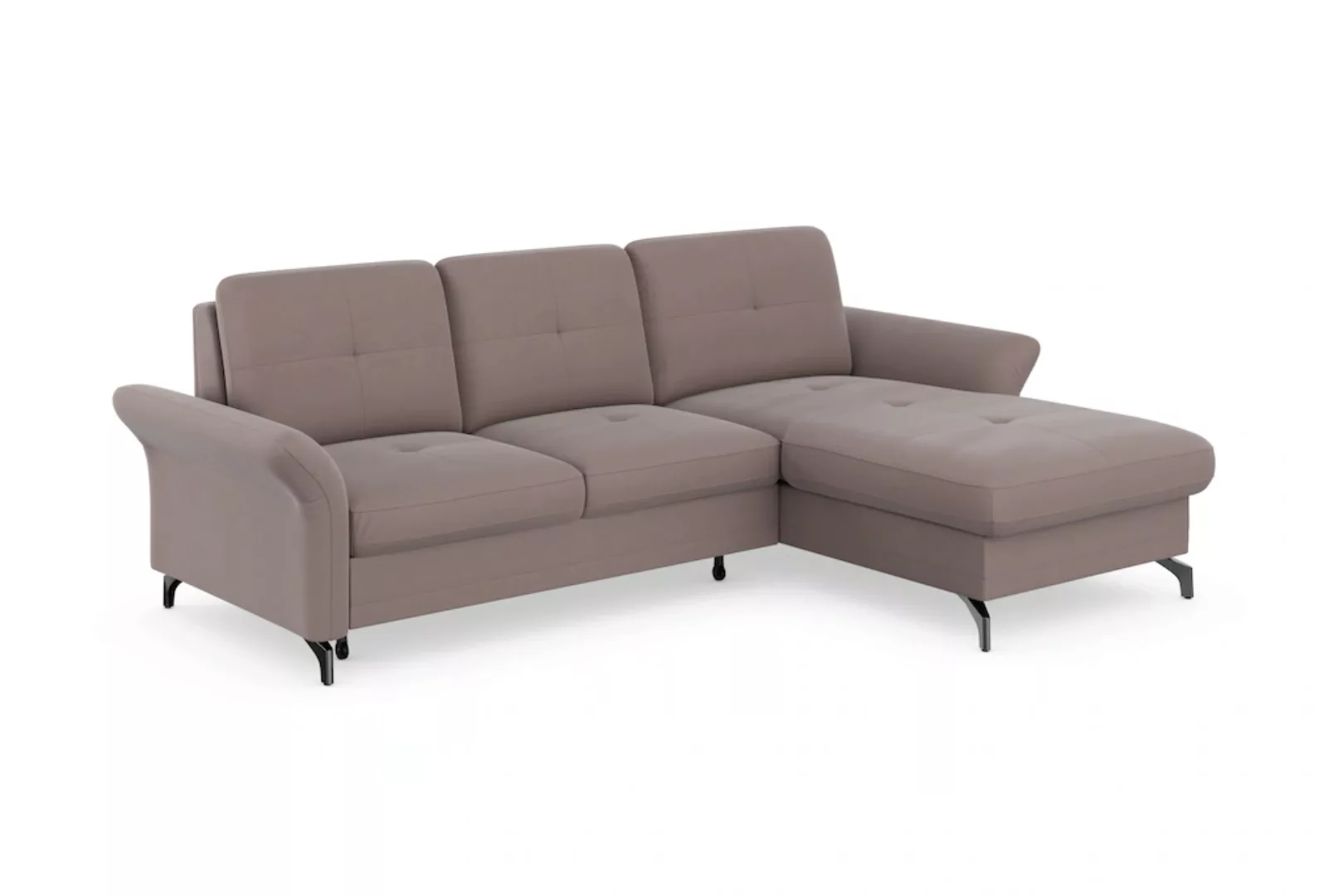 Places of Style Ecksofa "Calando L-Form", wahlweise mit Bettfunktion, Bettk günstig online kaufen