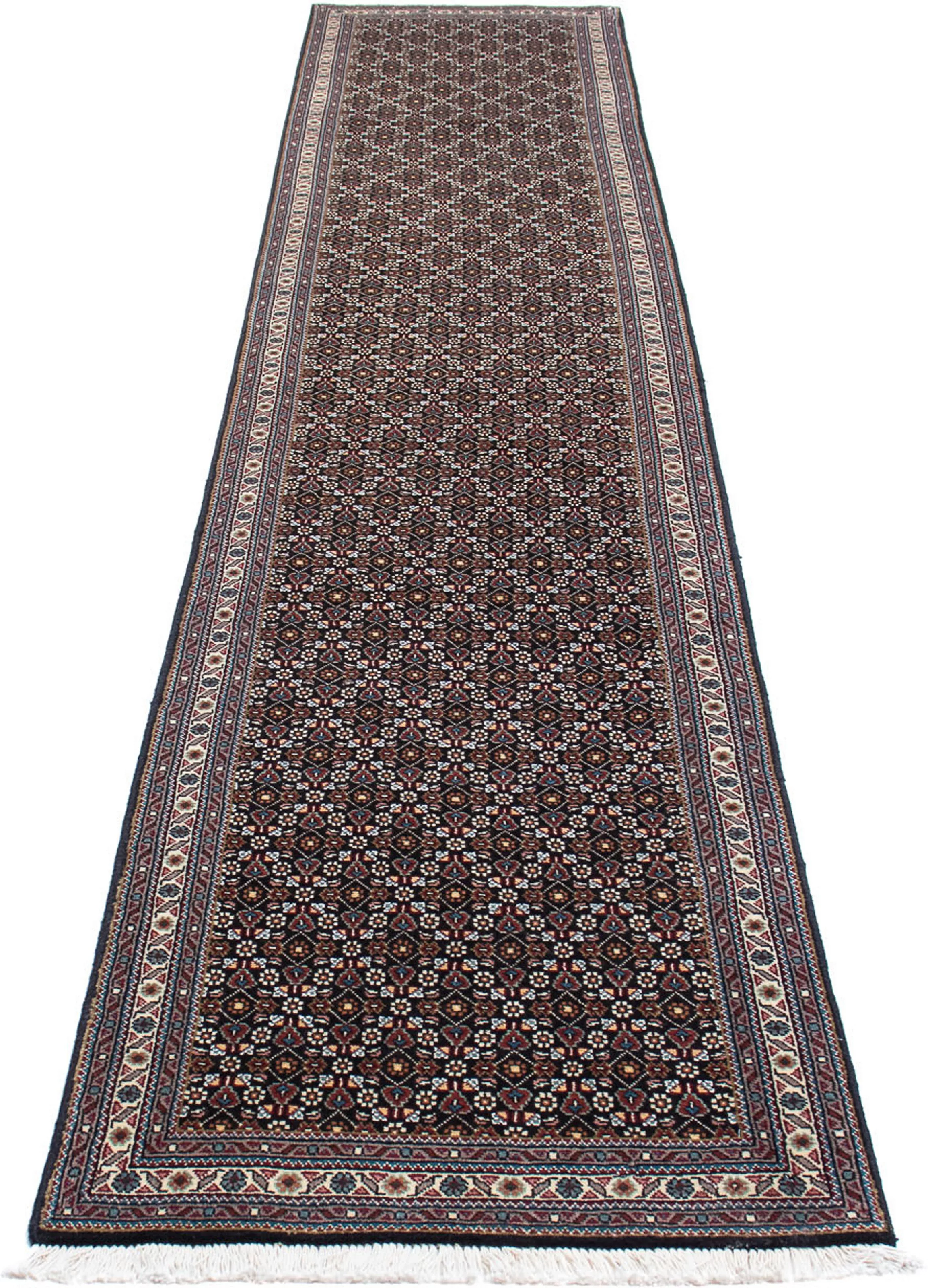 morgenland Orientteppich »Perser - Täbriz - 391 x 68 cm - grau«, rechteckig günstig online kaufen