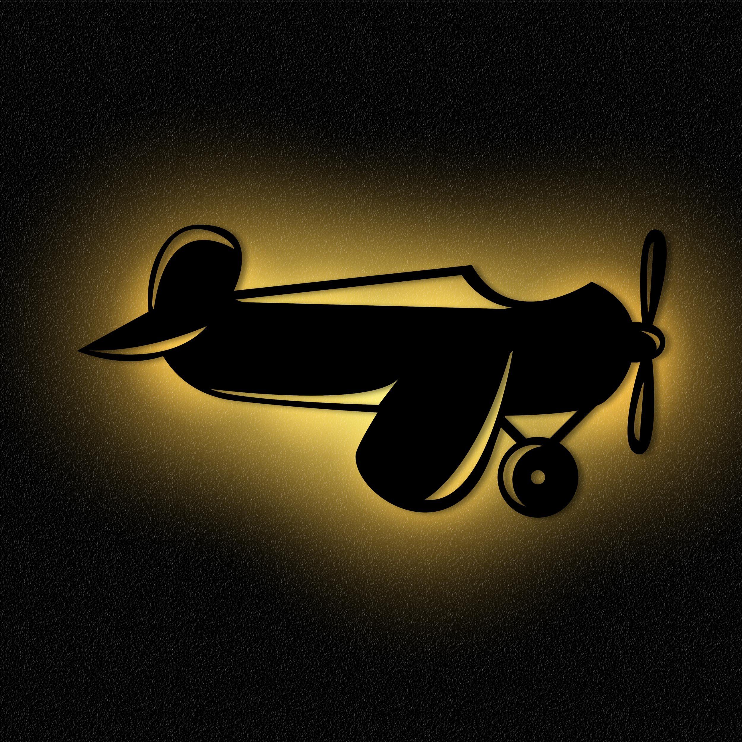 Namofactur LED Nachtlicht Nachtlicht Flugzeug Wandlampe günstig online kaufen