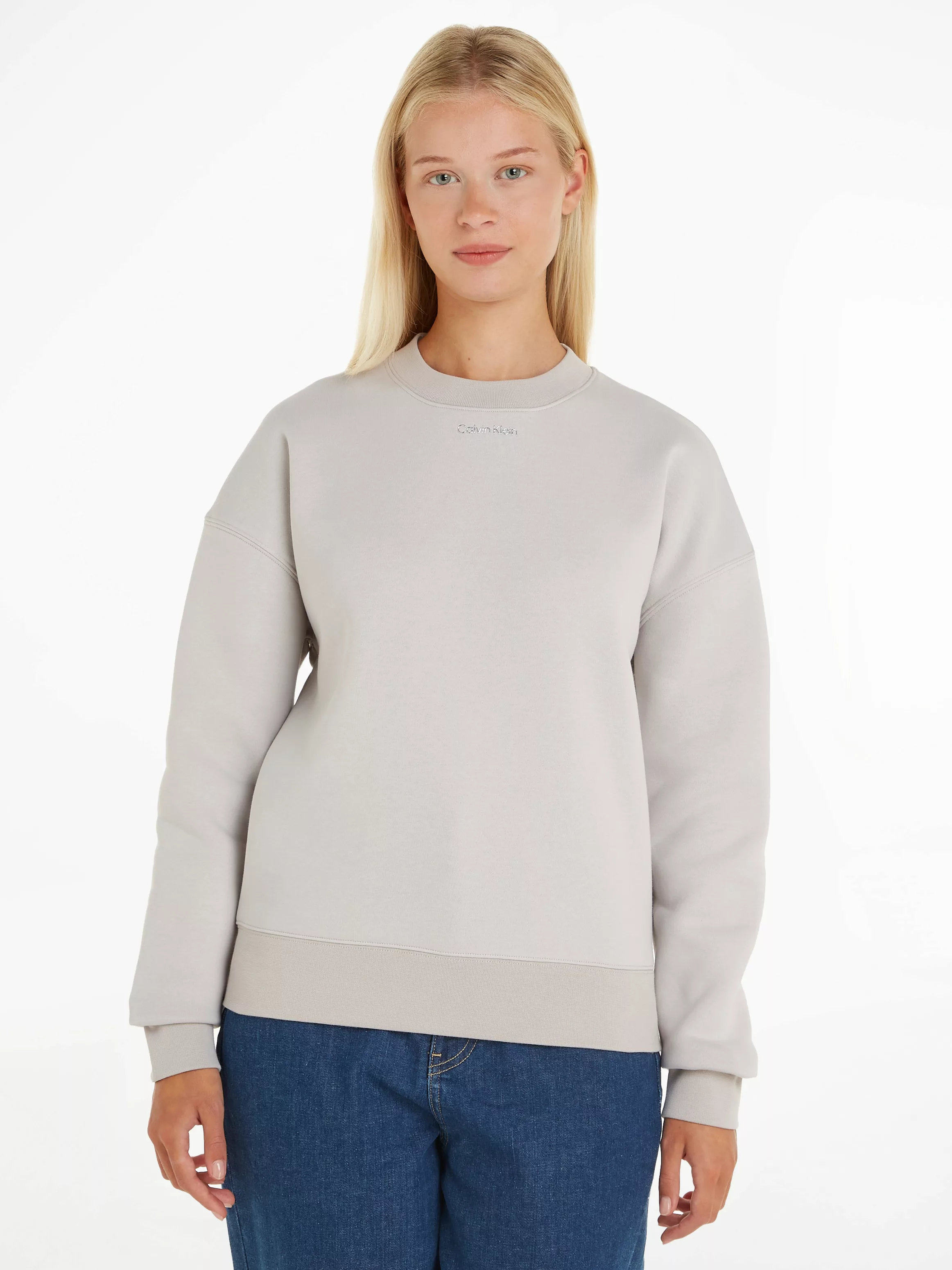 Calvin Klein Sweatshirt "METALLIC MICRO LOGO SWEATSHIRT" günstig online kaufen