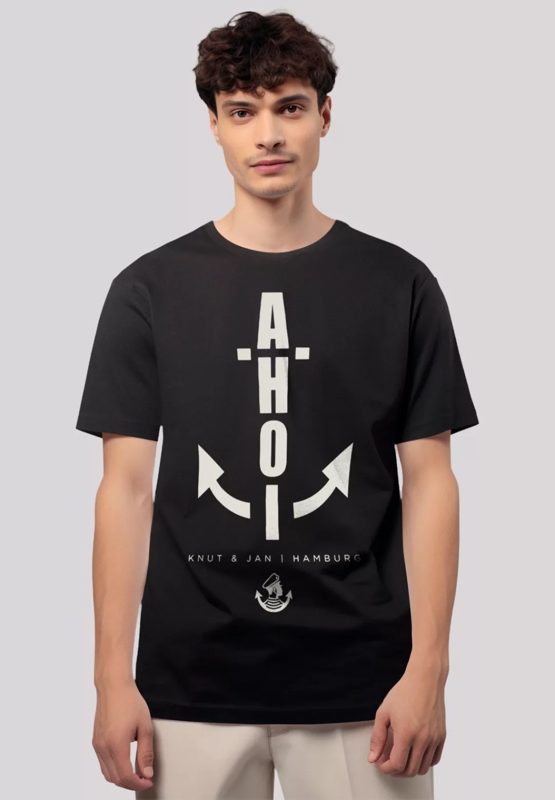 F4NT4STIC T-Shirt "Ahoi Anker Knut & Jan Hamburg", Premium Qualität günstig online kaufen